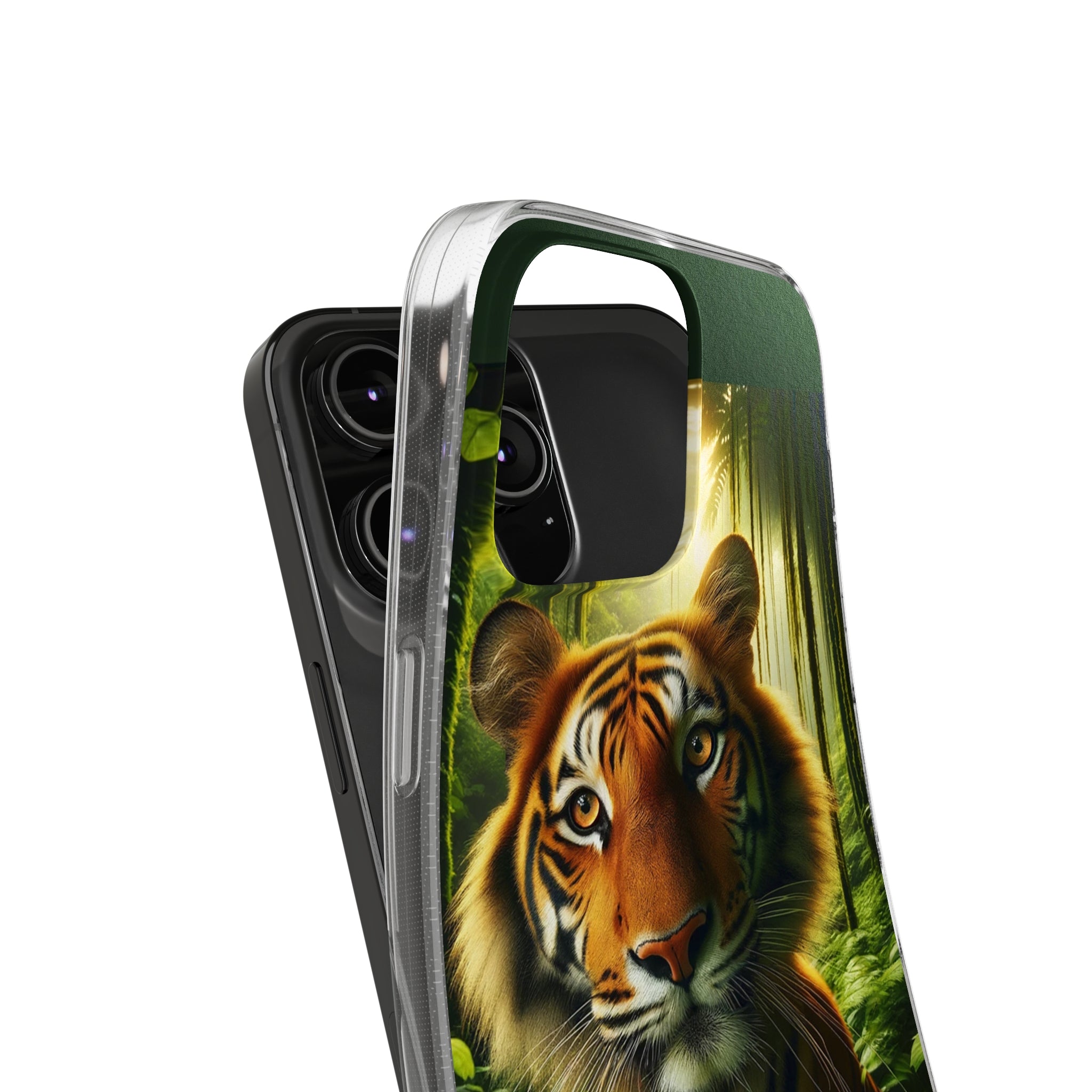 Curious Tiger - Soft Phone Cases