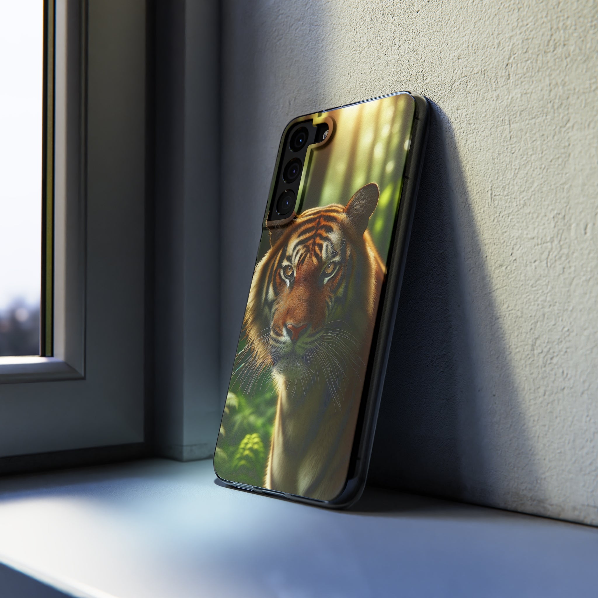 Curious Tiger - Soft Phone Case