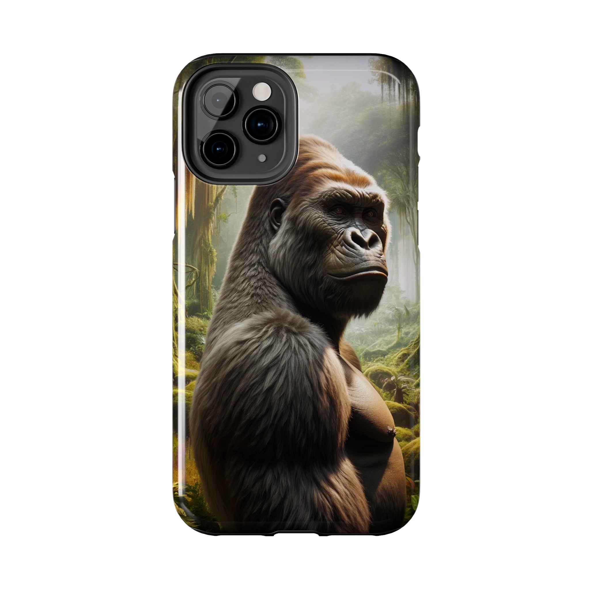 Curious gorilla - Tough Phone Case