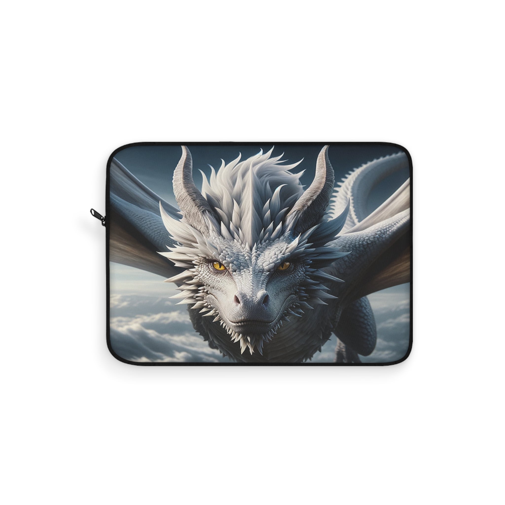 White, flying dragon - Laptop Sleeve