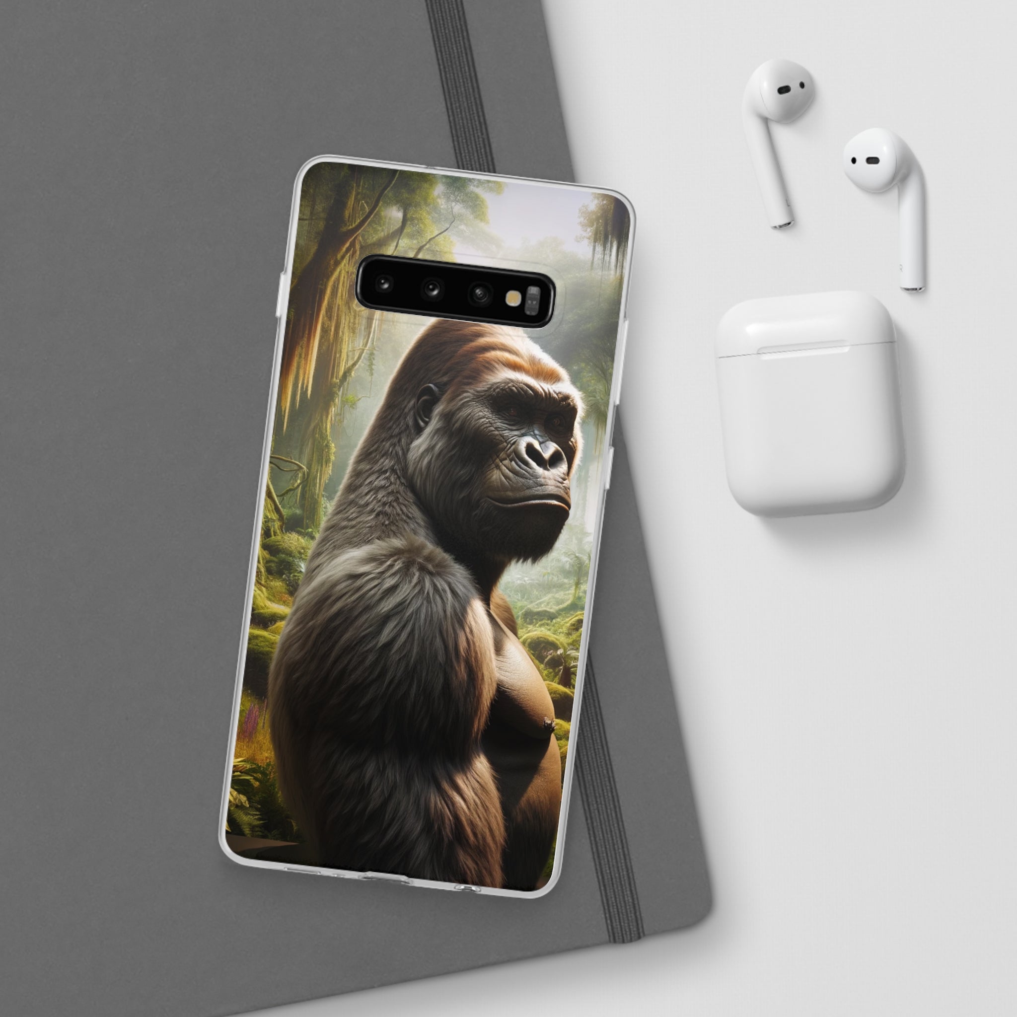 Curious Gorilla - Flexi Case (for Samsung only)