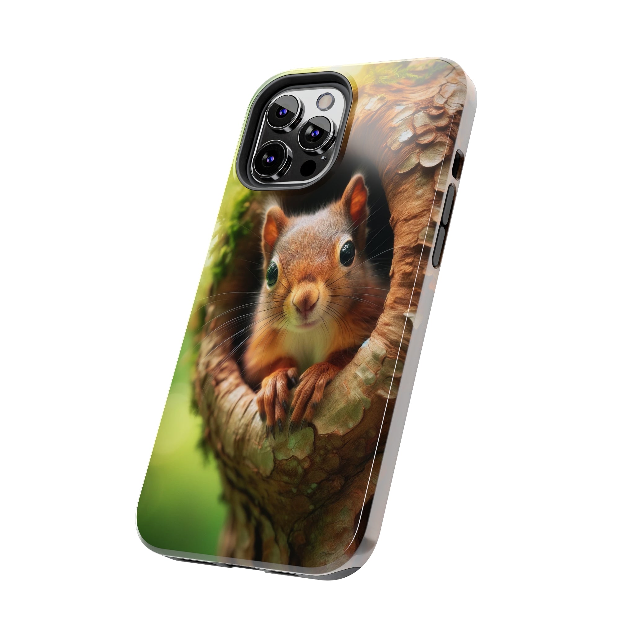 Squirrel in a tree - Tough Phone Case