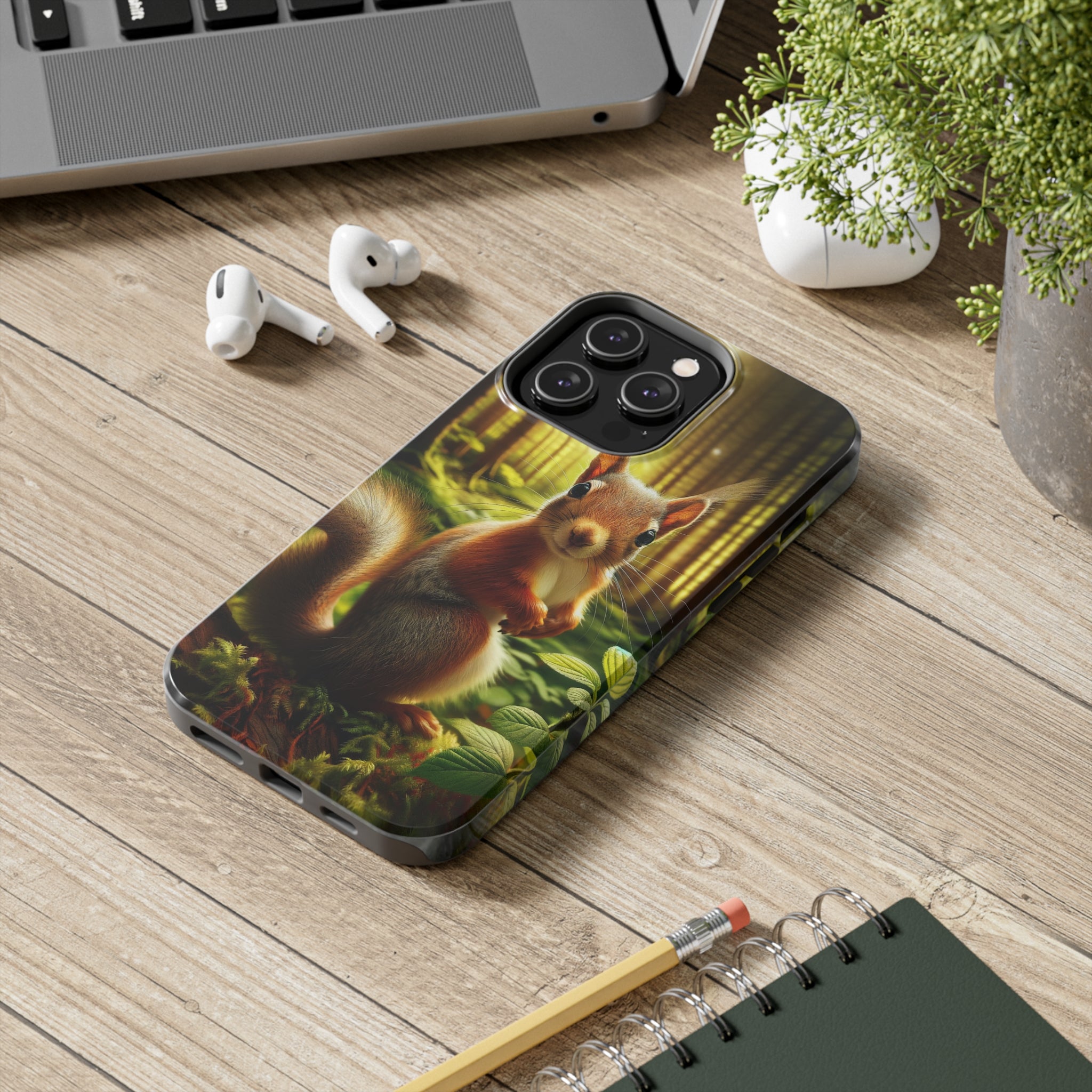 Curious squirrel - Tough Phone Case