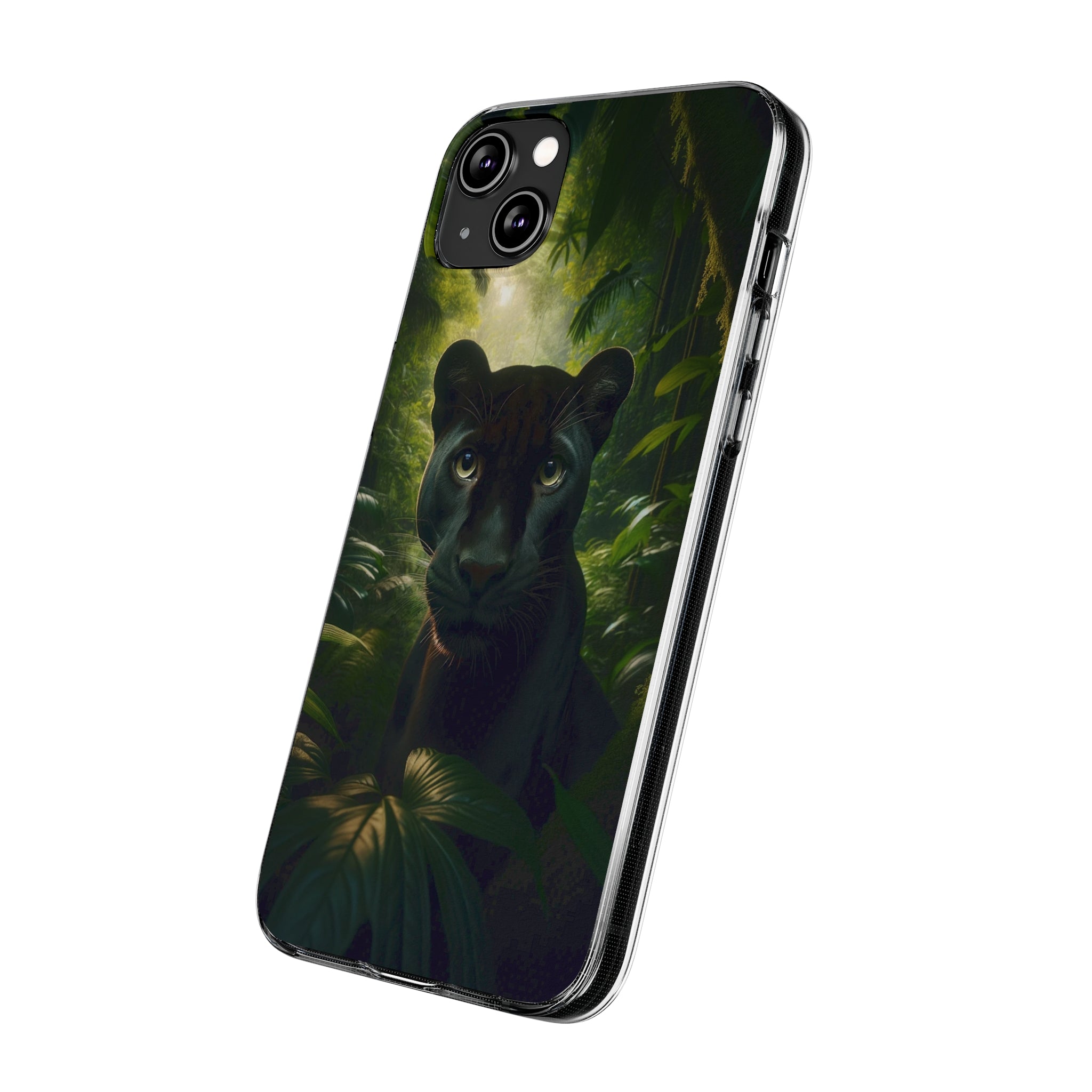 Curious Panther - Soft Phone Case