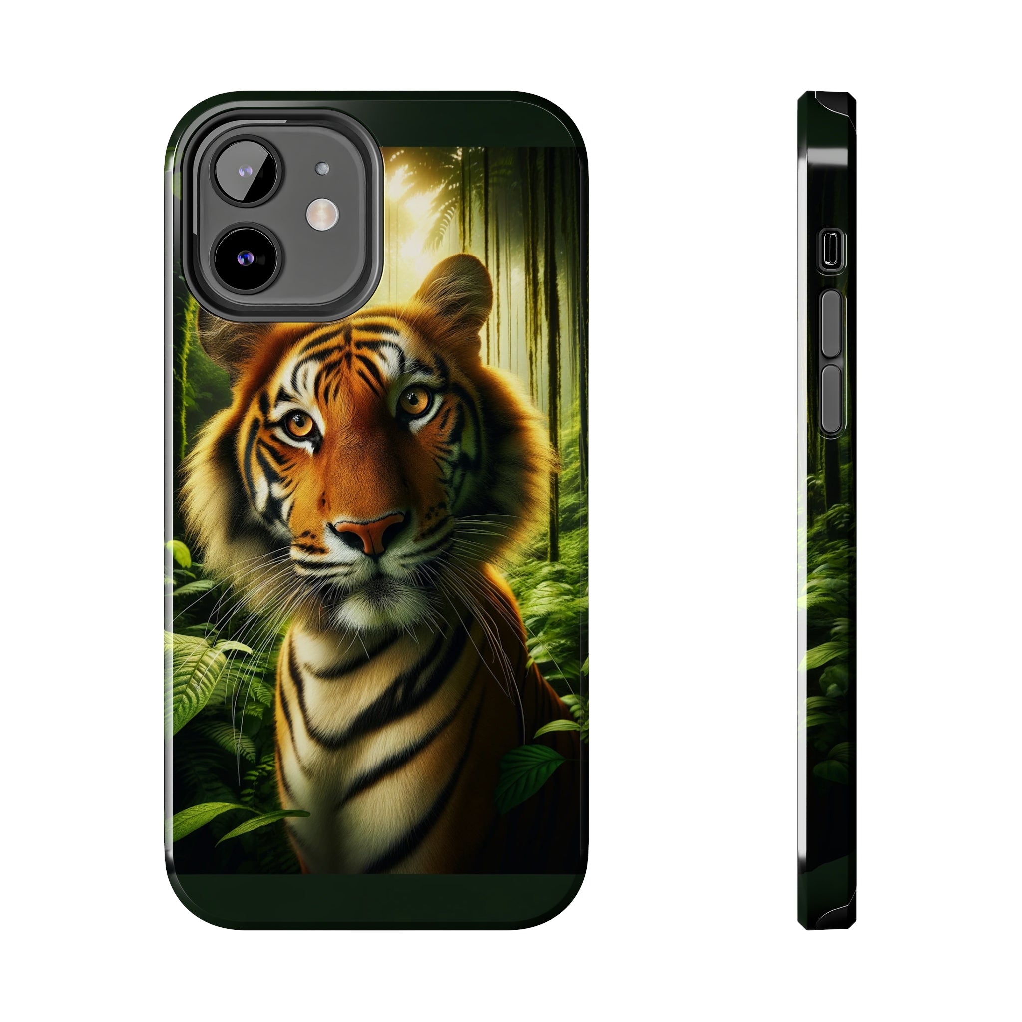 Curious Tiger - Tough Phone Case