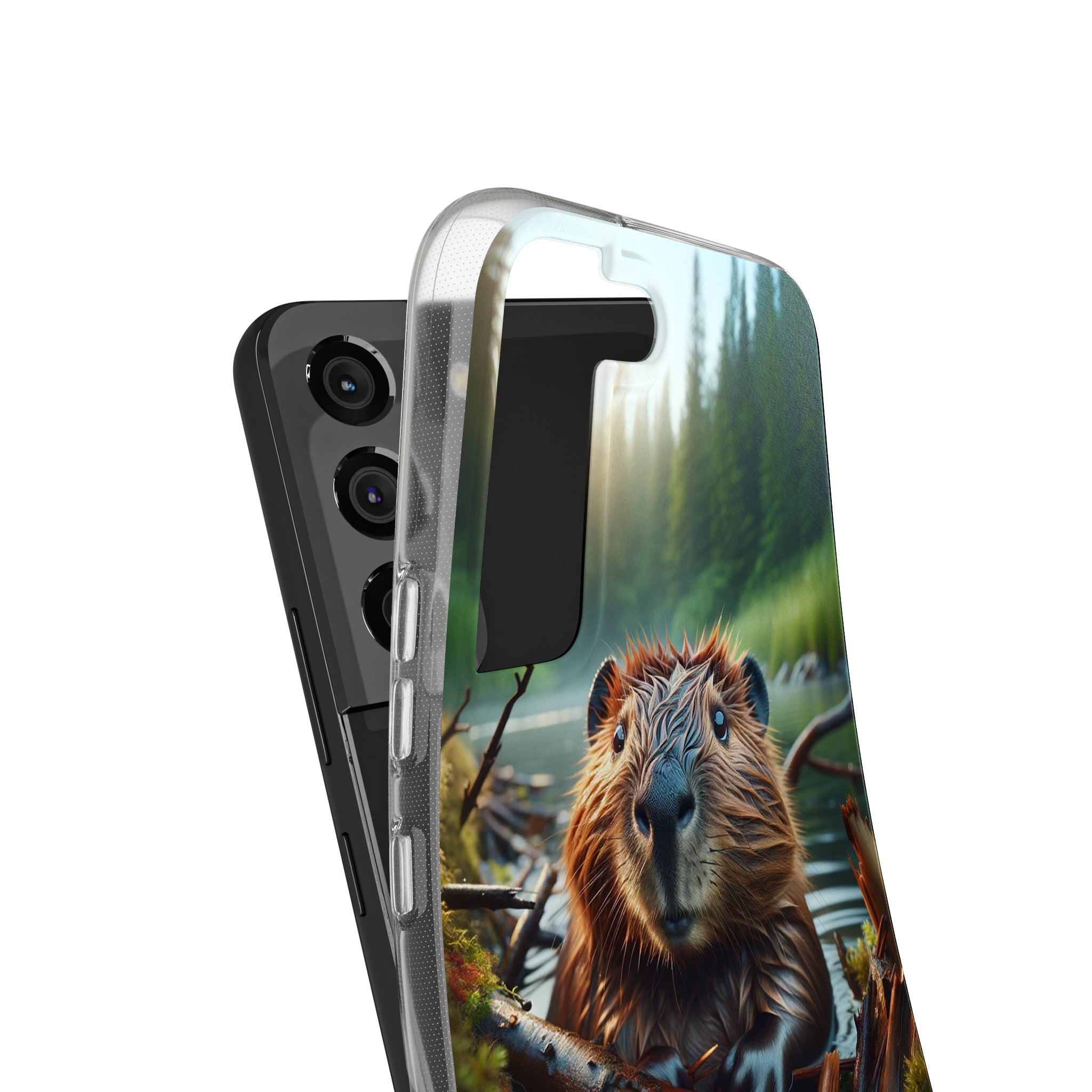 Curious Beaver - Soft Phone Case