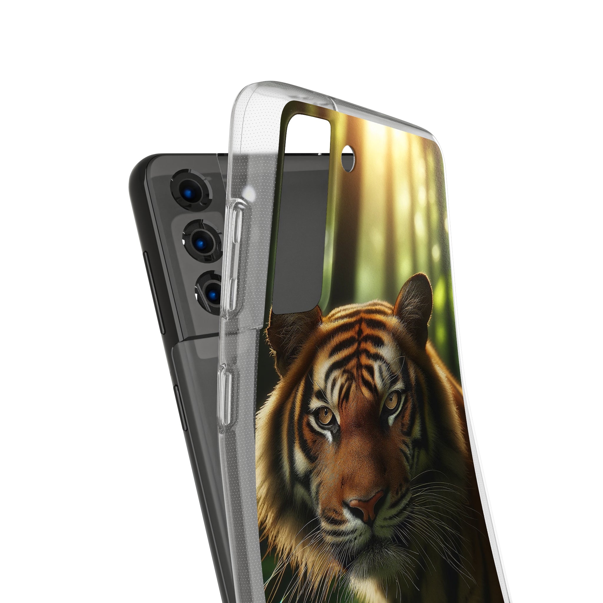 Curious Tiger - Soft Phone Case