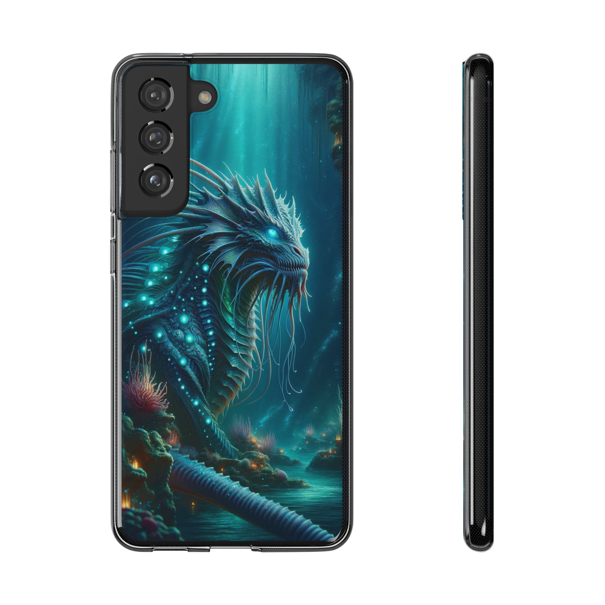 Sea monster - Soft Phone Case