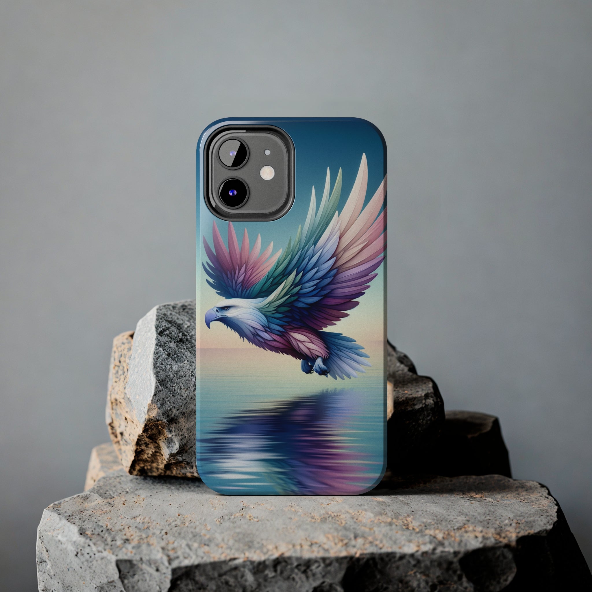 Eagle with colourful feathers - Tough Phone Case