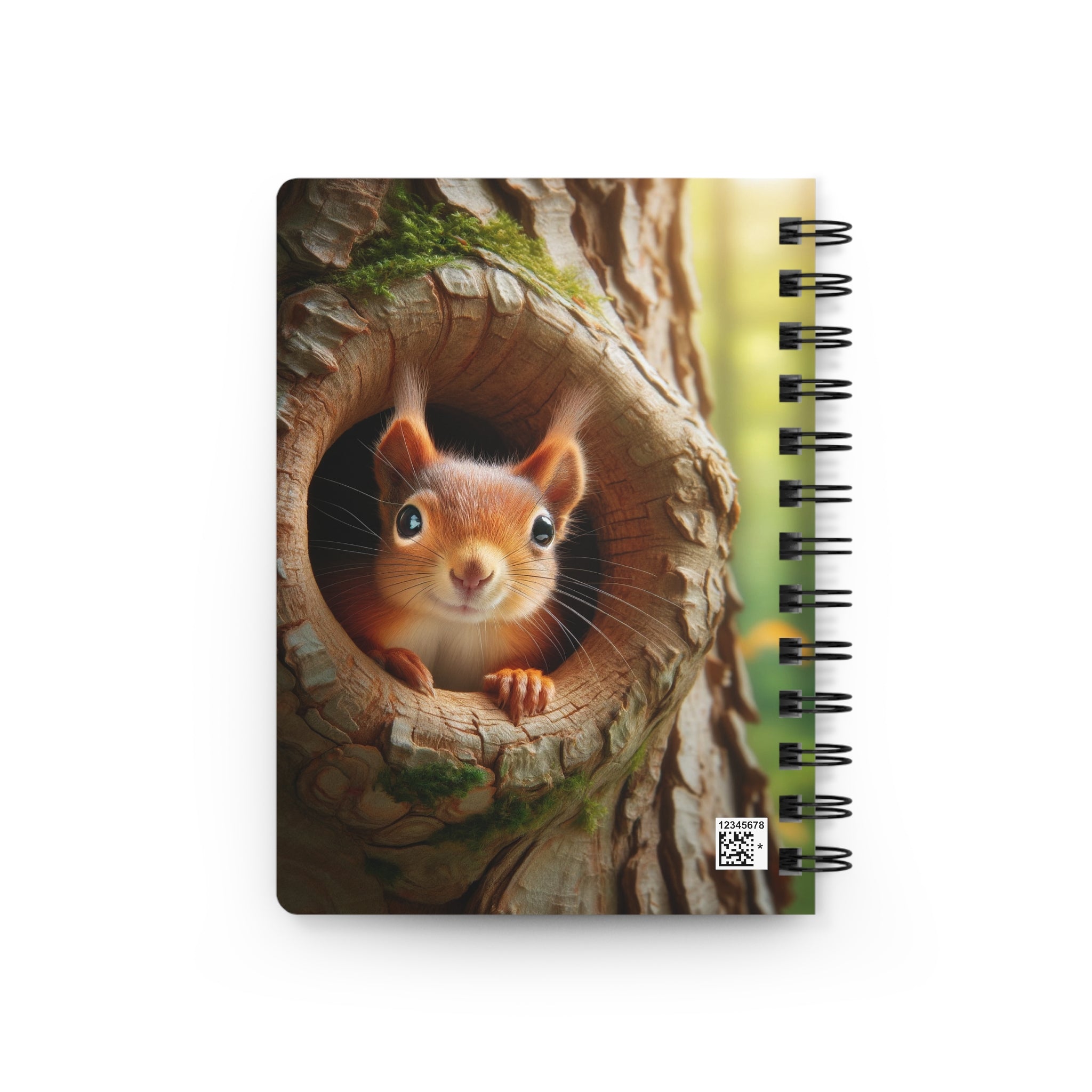 A curious squirrel - Spiral Notebook