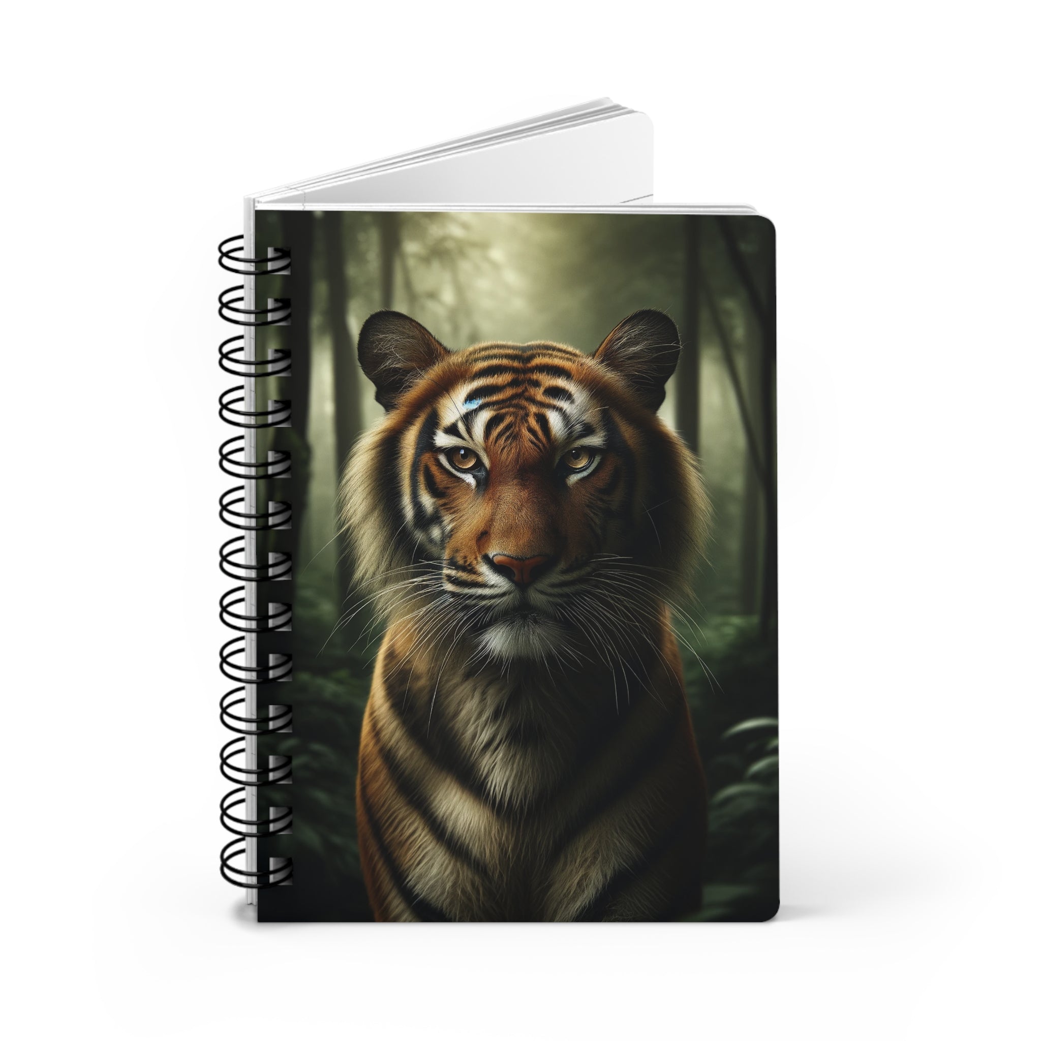 A curious Tiger - Spiral Notebook