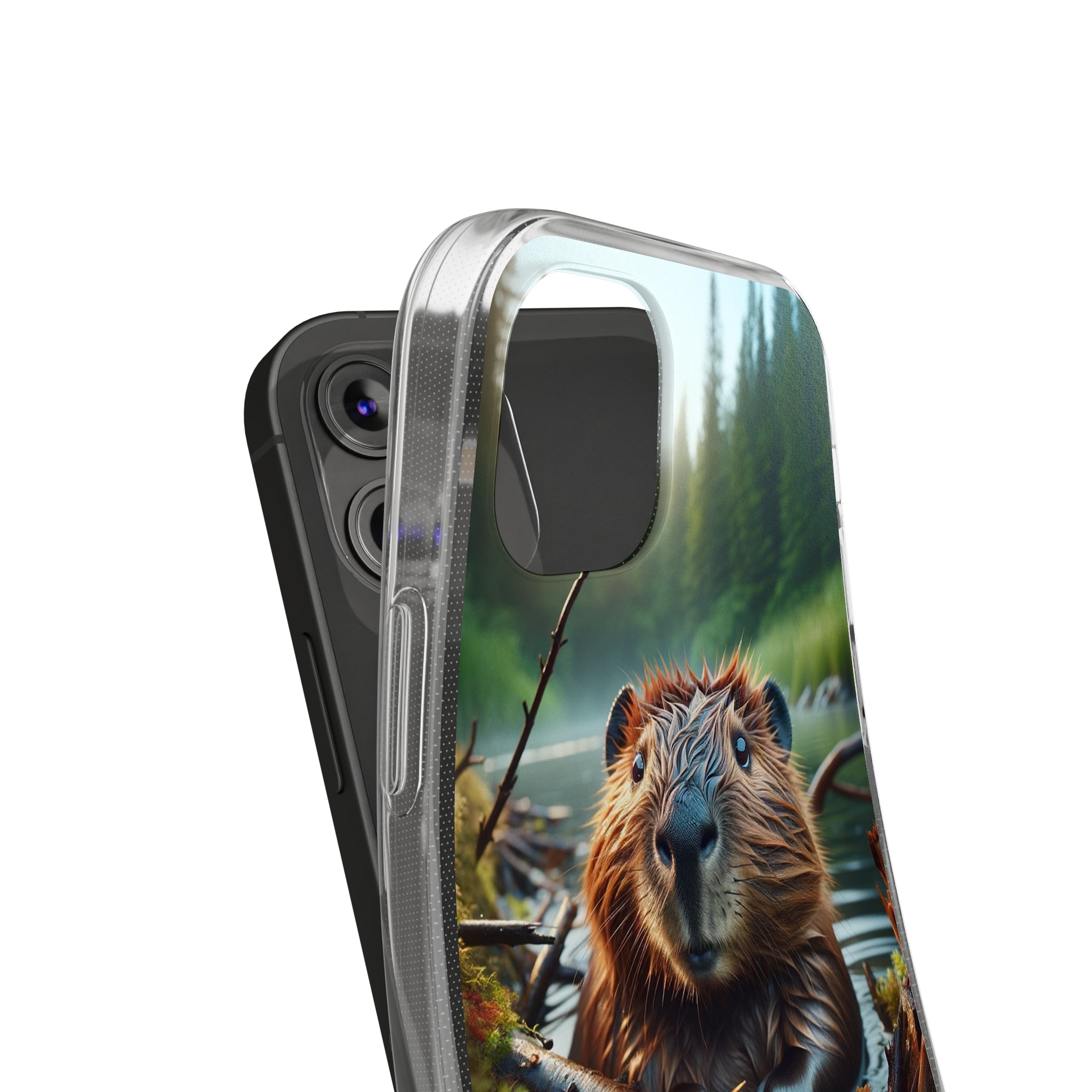 Curious Beaver - Soft Phone Case