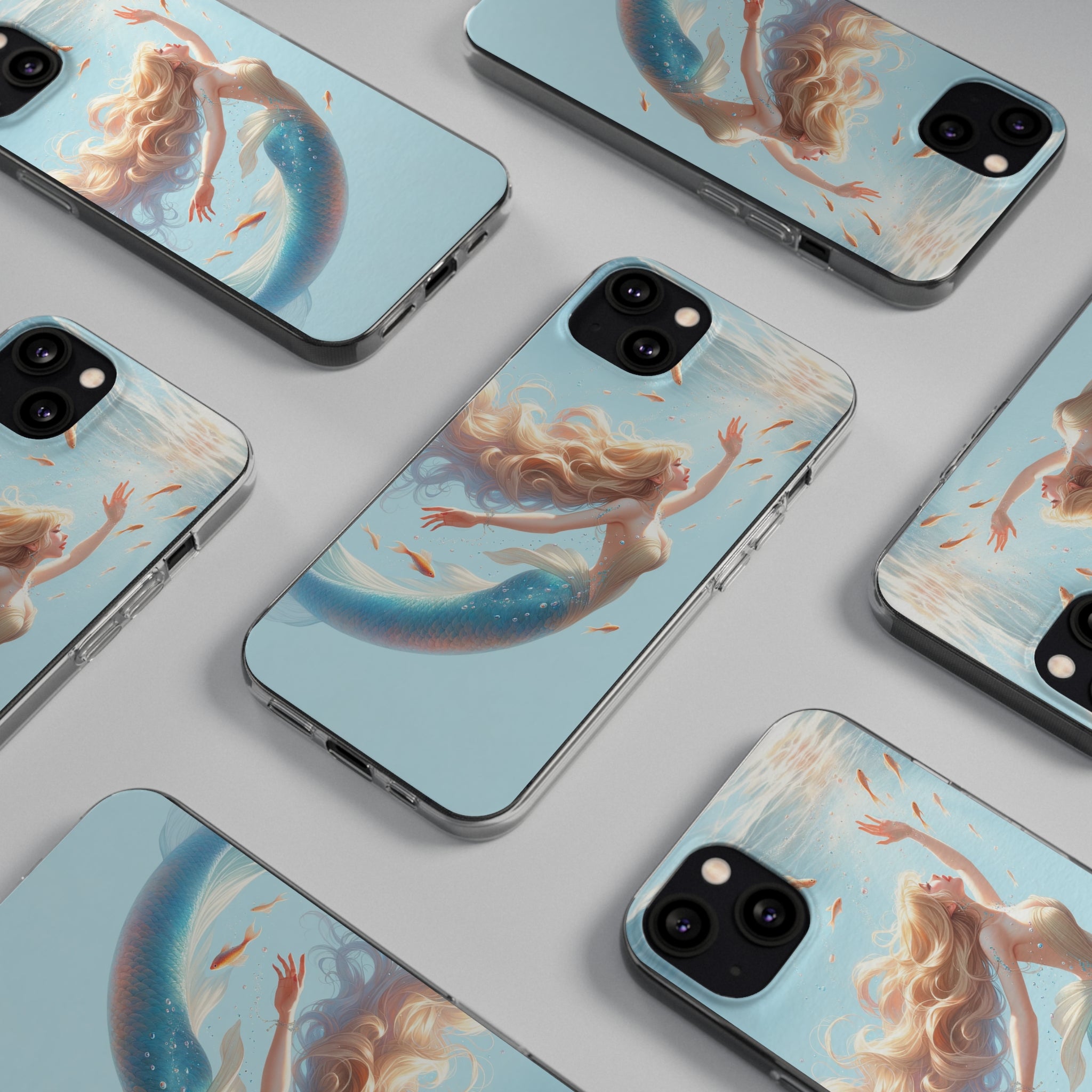 Blond Mermaid - Soft Phone Case