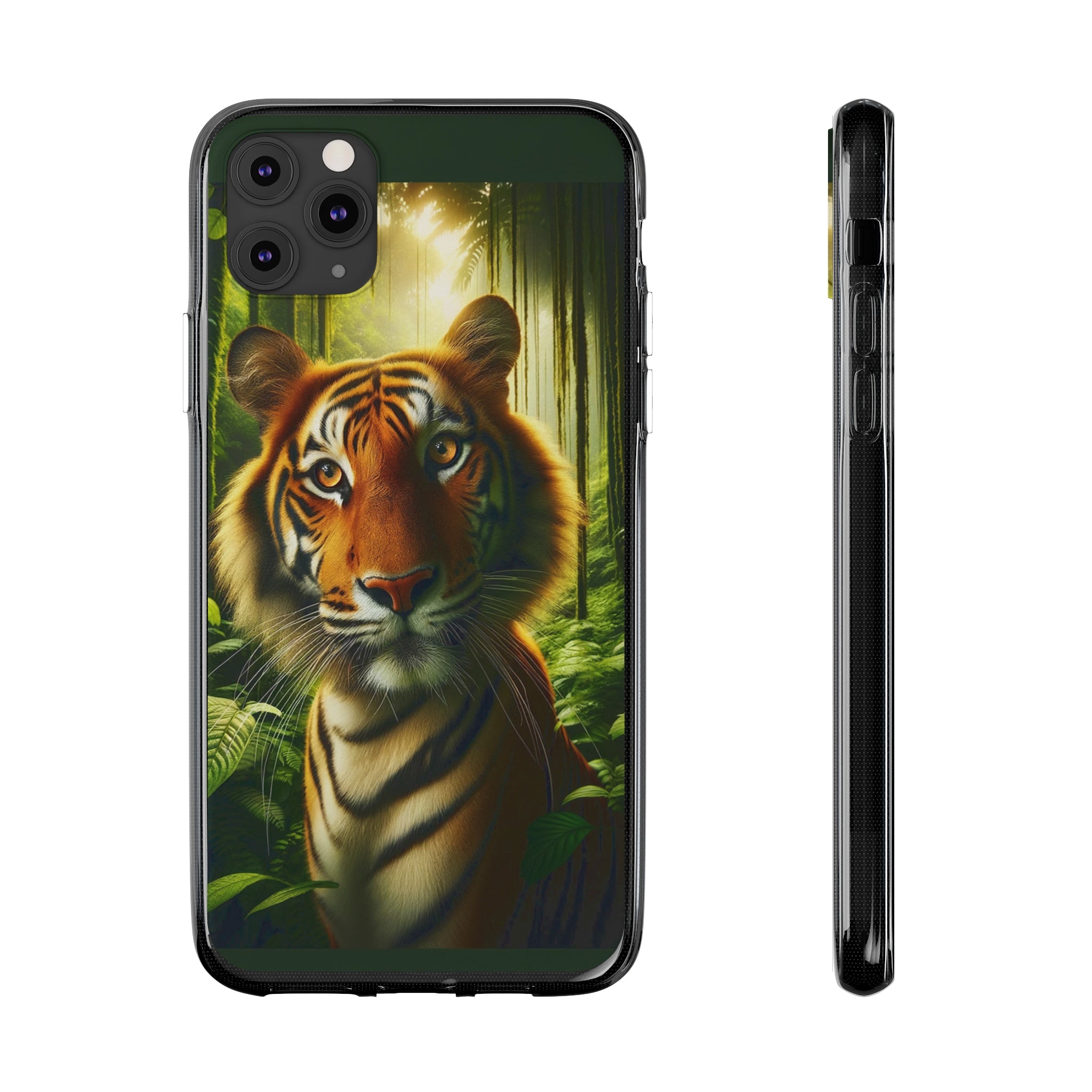 Curious Tiger - Soft Phone Cases