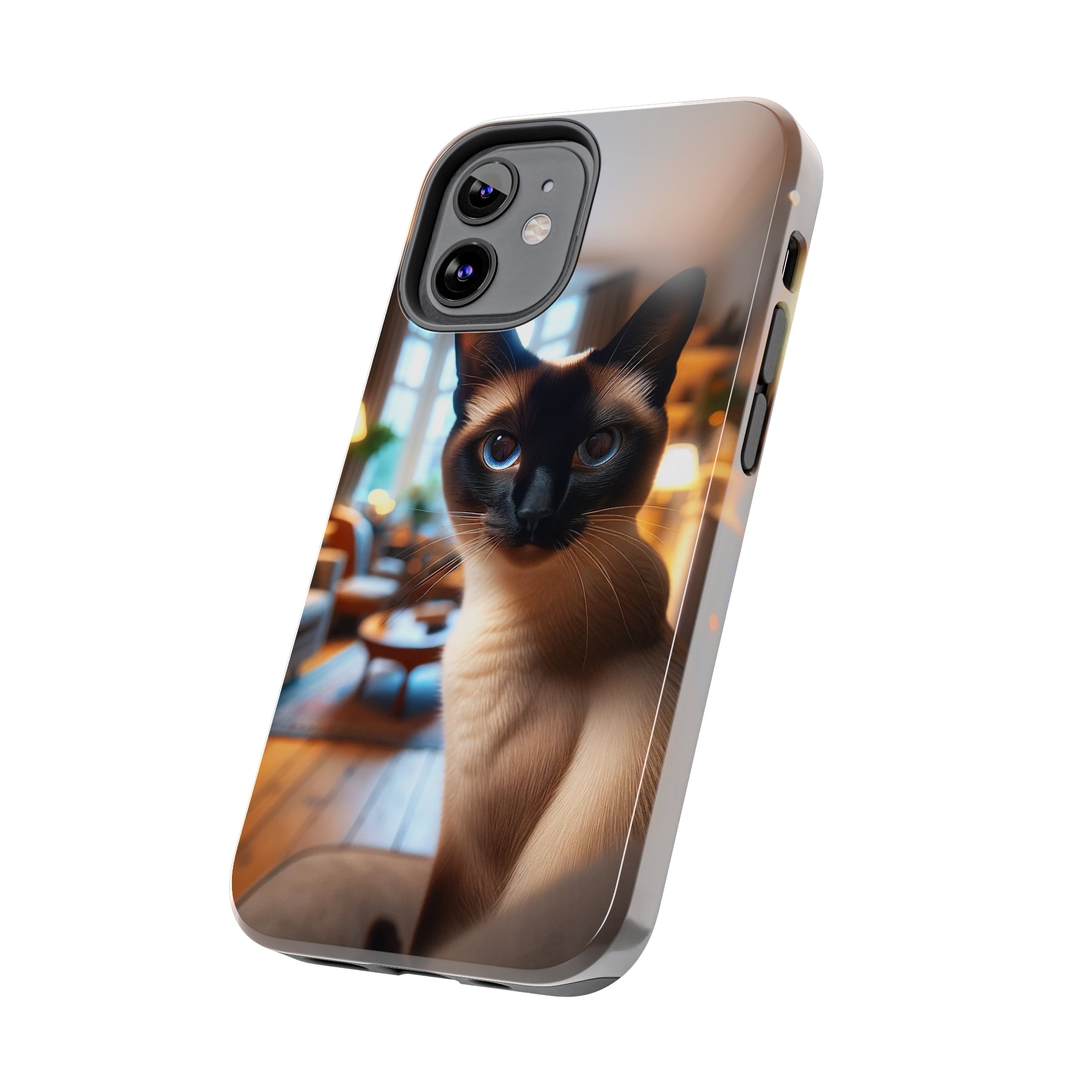 Curious cat - Tough Phone Case