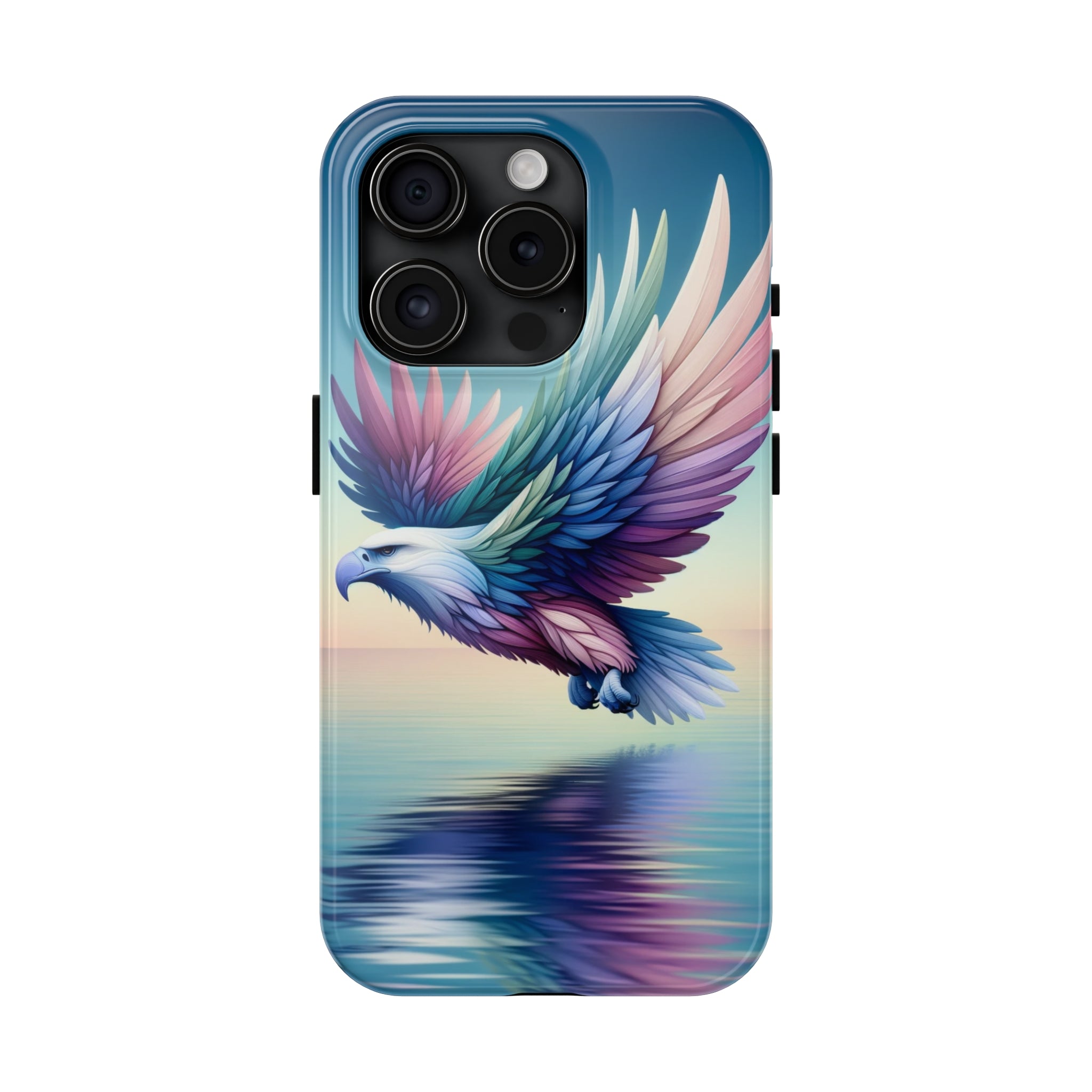 Eagle with colourful feathers - Tough Phone Case