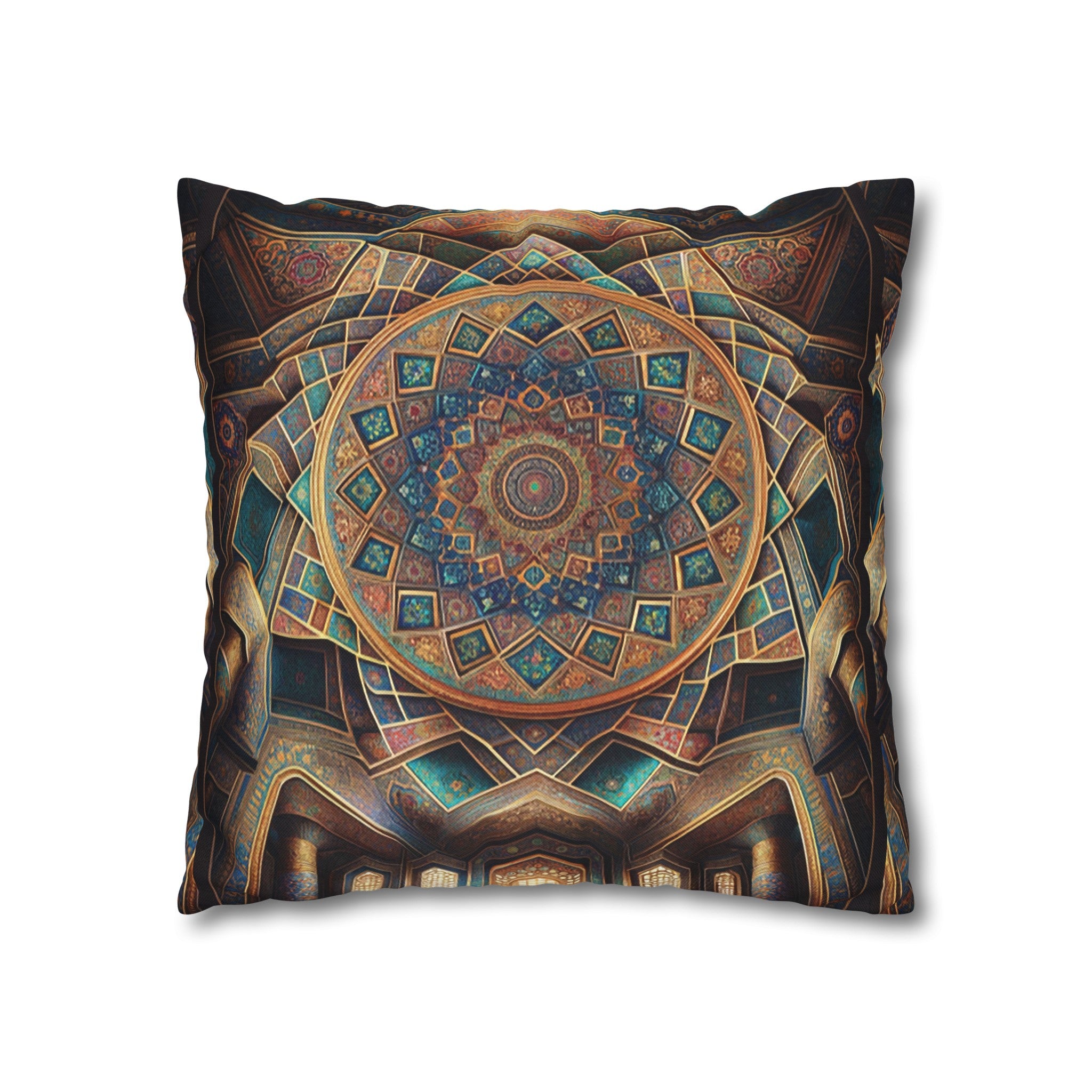 Persian Art 5 - Polyester Square Pillowcase