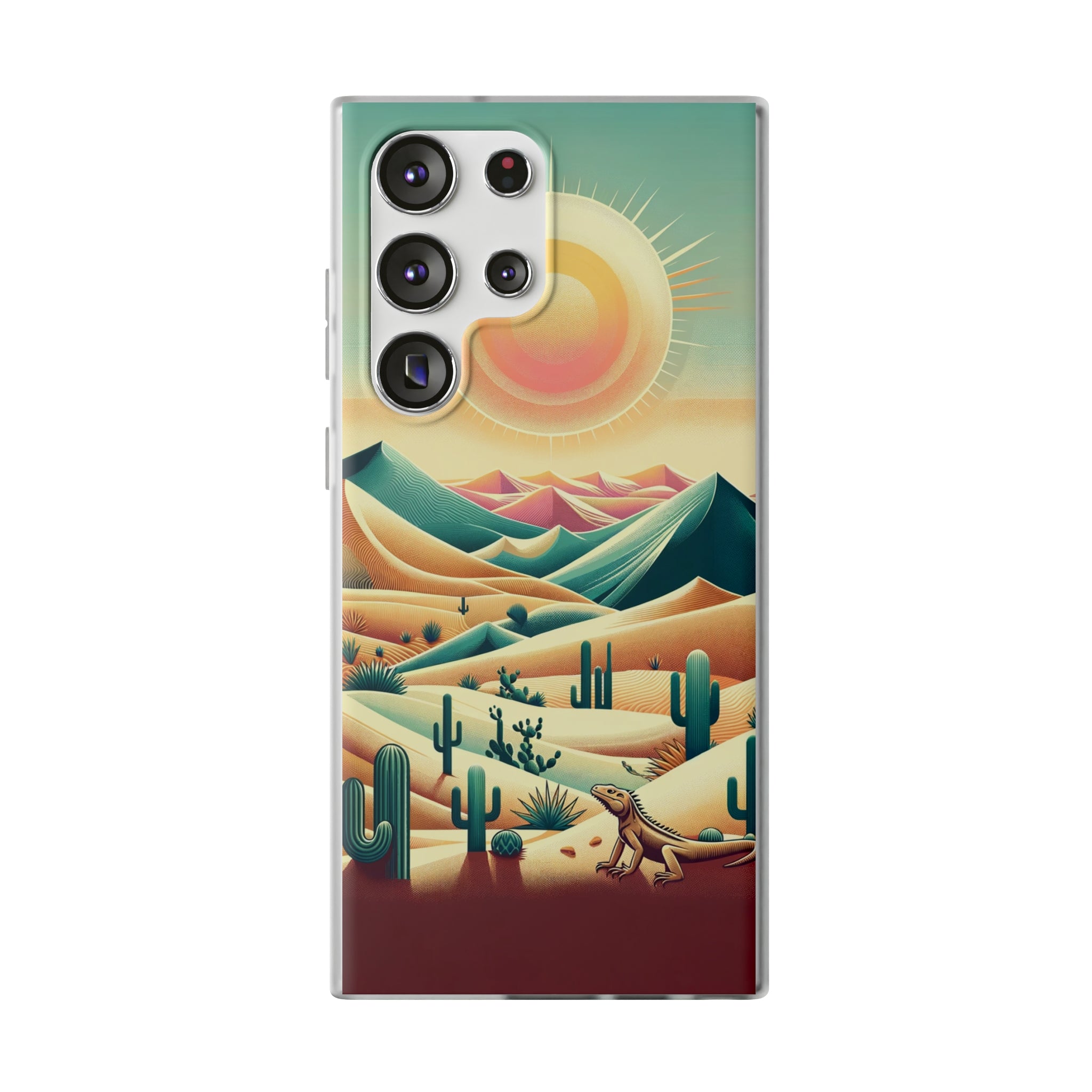 Iguana in the desert - Flexi Case (Samsung only)