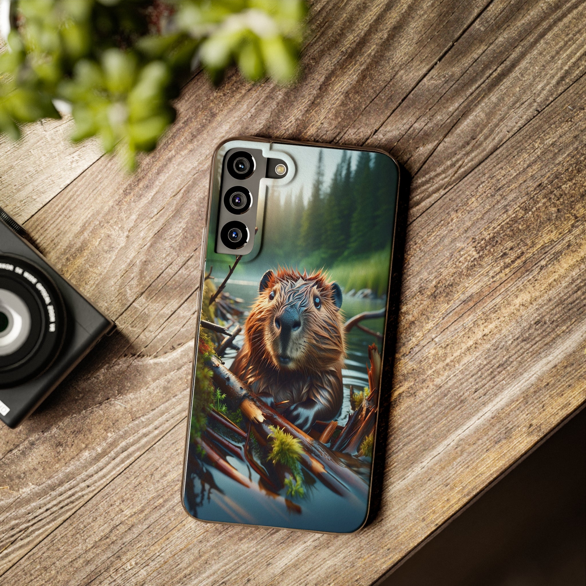 Curious Beaver - Soft Phone Case