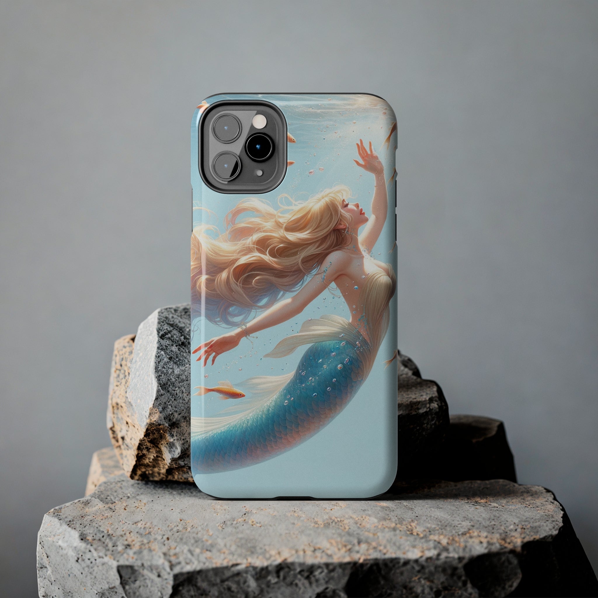 Blond mermaid - Tough Phone Case