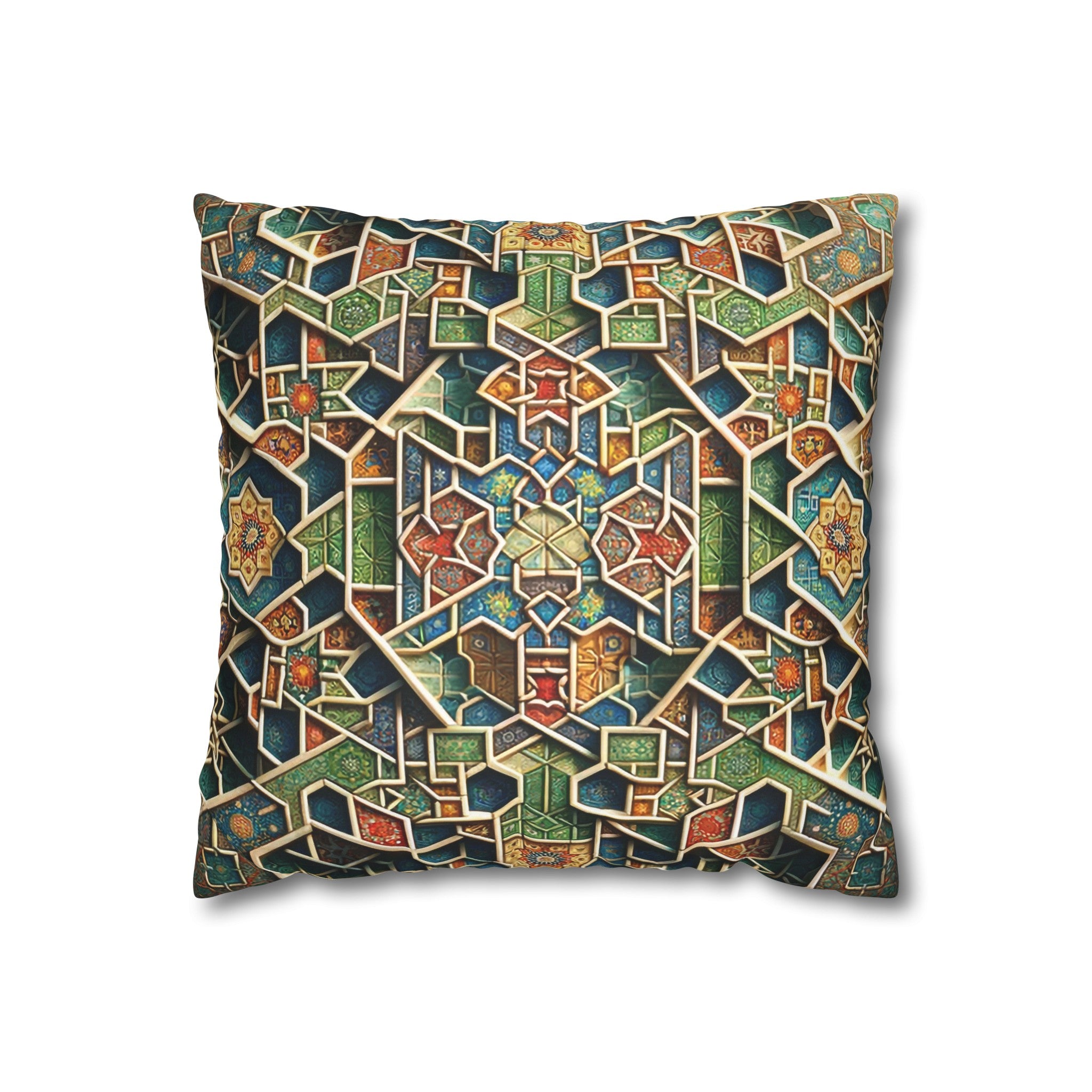 Persian Art (2) - Suede Square Pillowcase