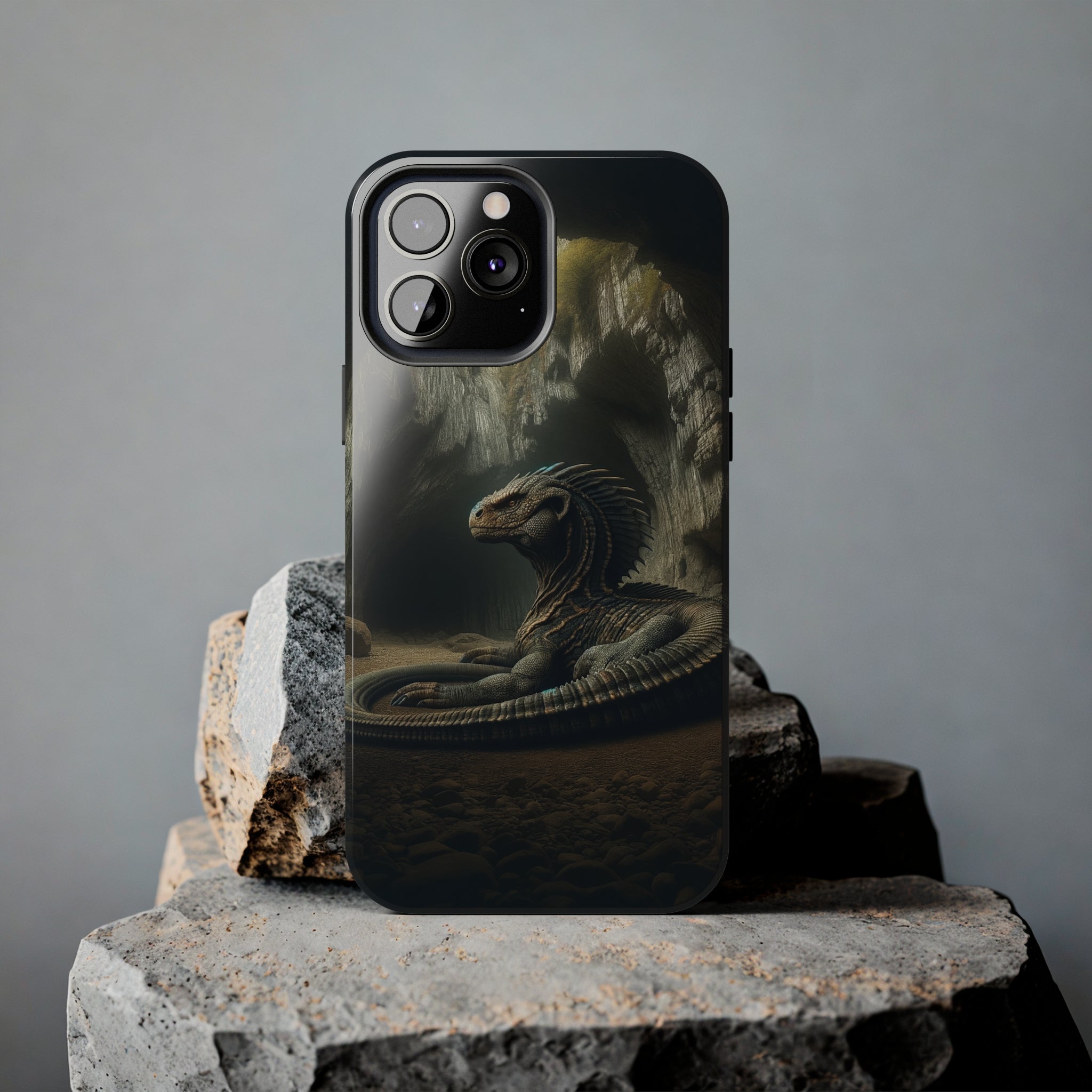 Basilisk in a cave - Tough Phone Case