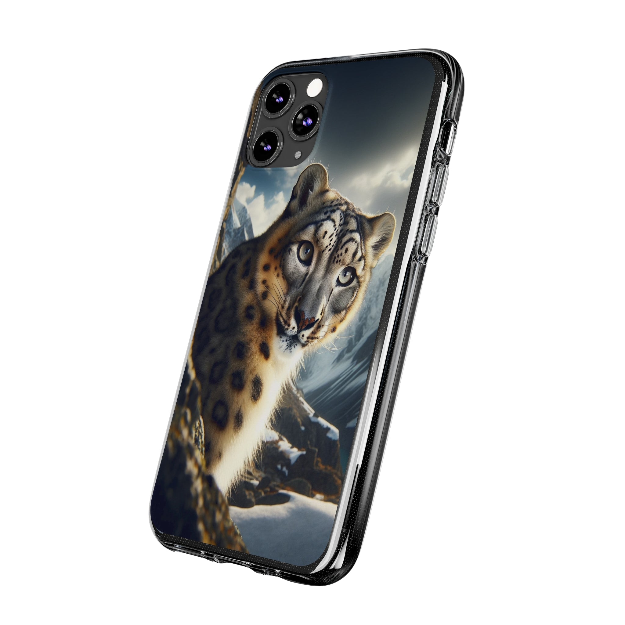 Snow Leopard - Soft Phone Case