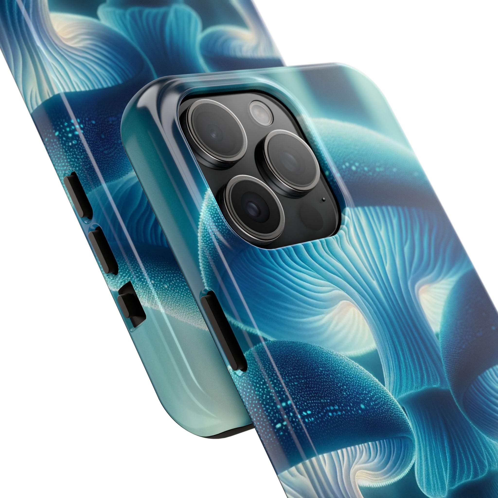 Blue Mushrooms - Tough Phone Case