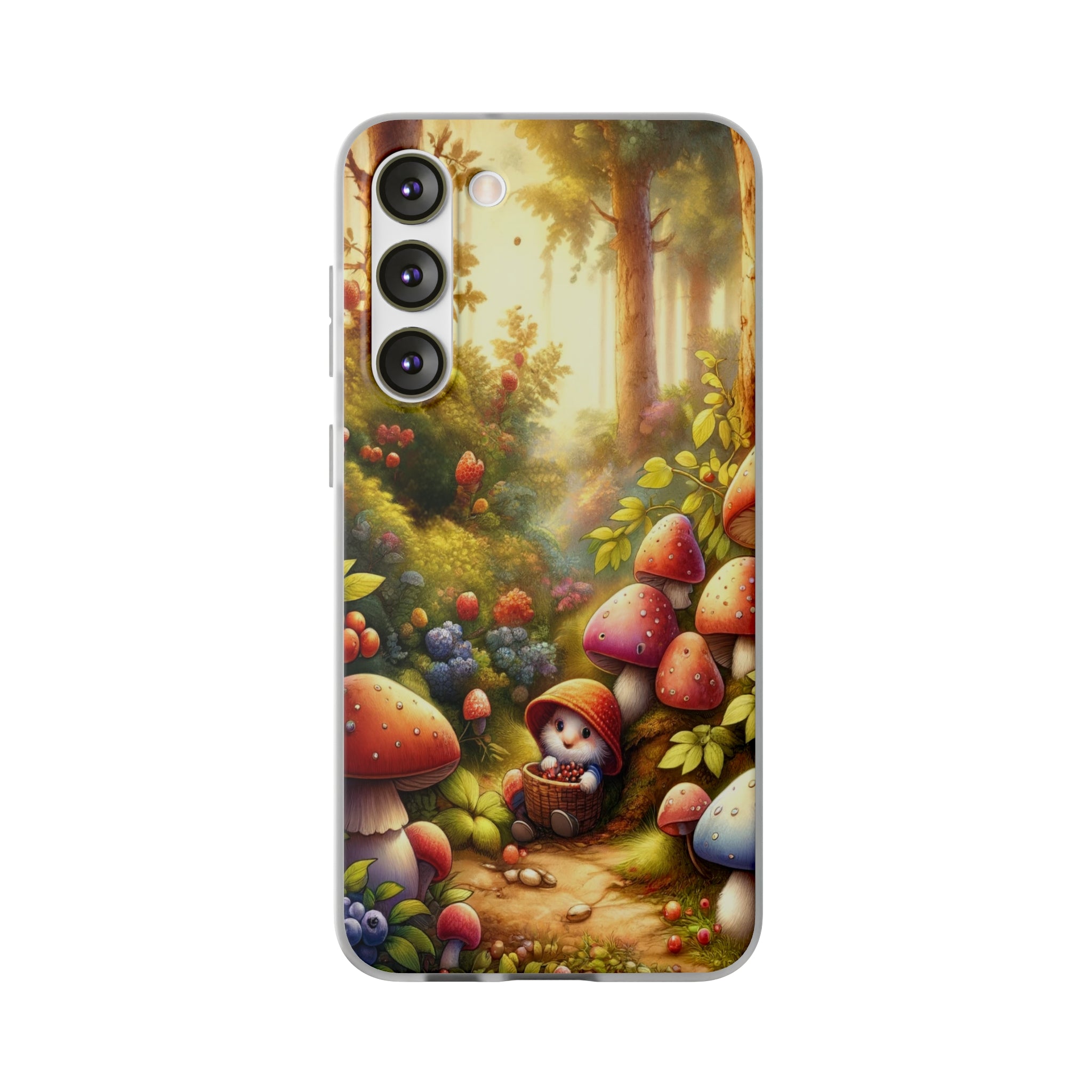 Gnome and mushrooms - Flexi Case (Samsung only)