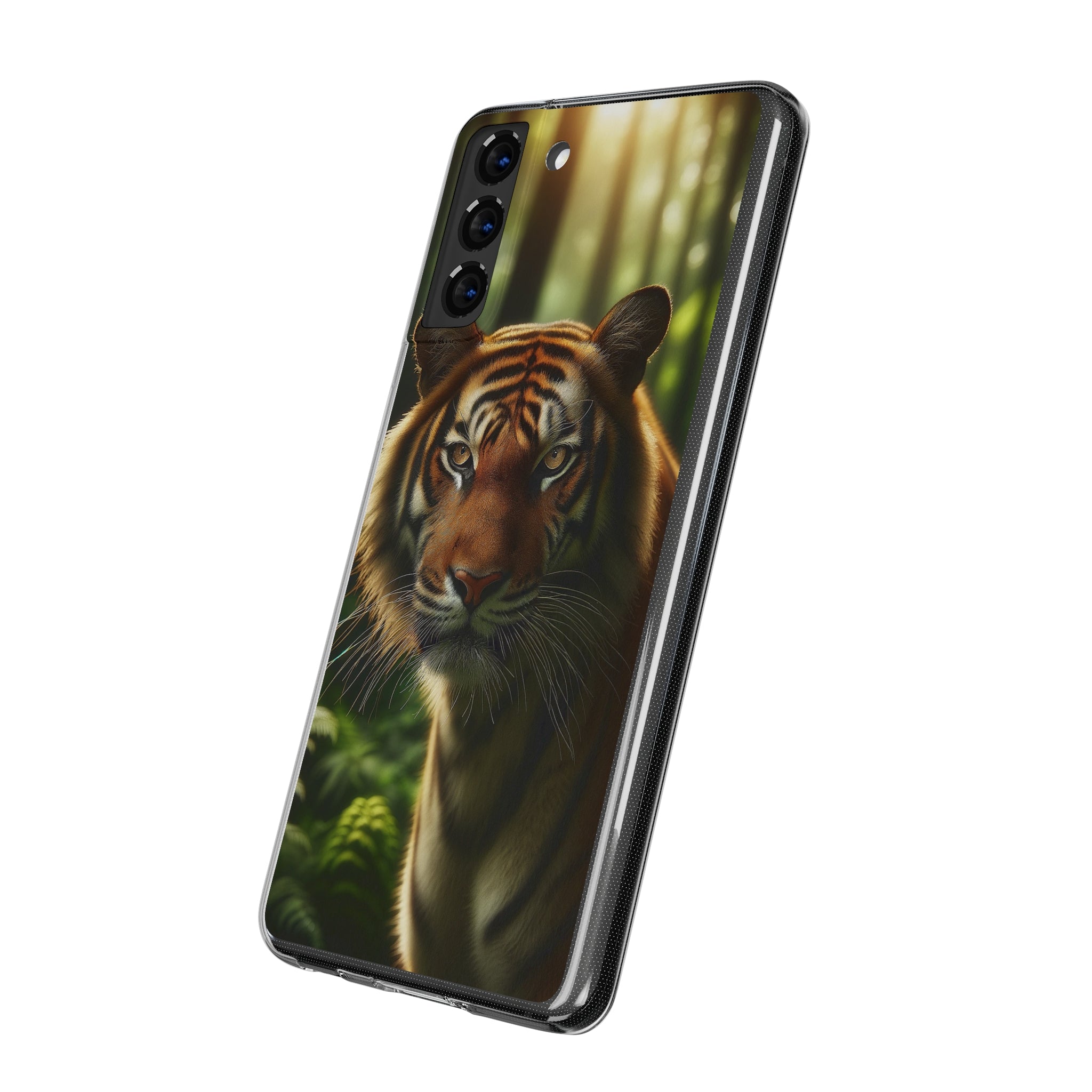 Curious Tiger - Soft Phone Case