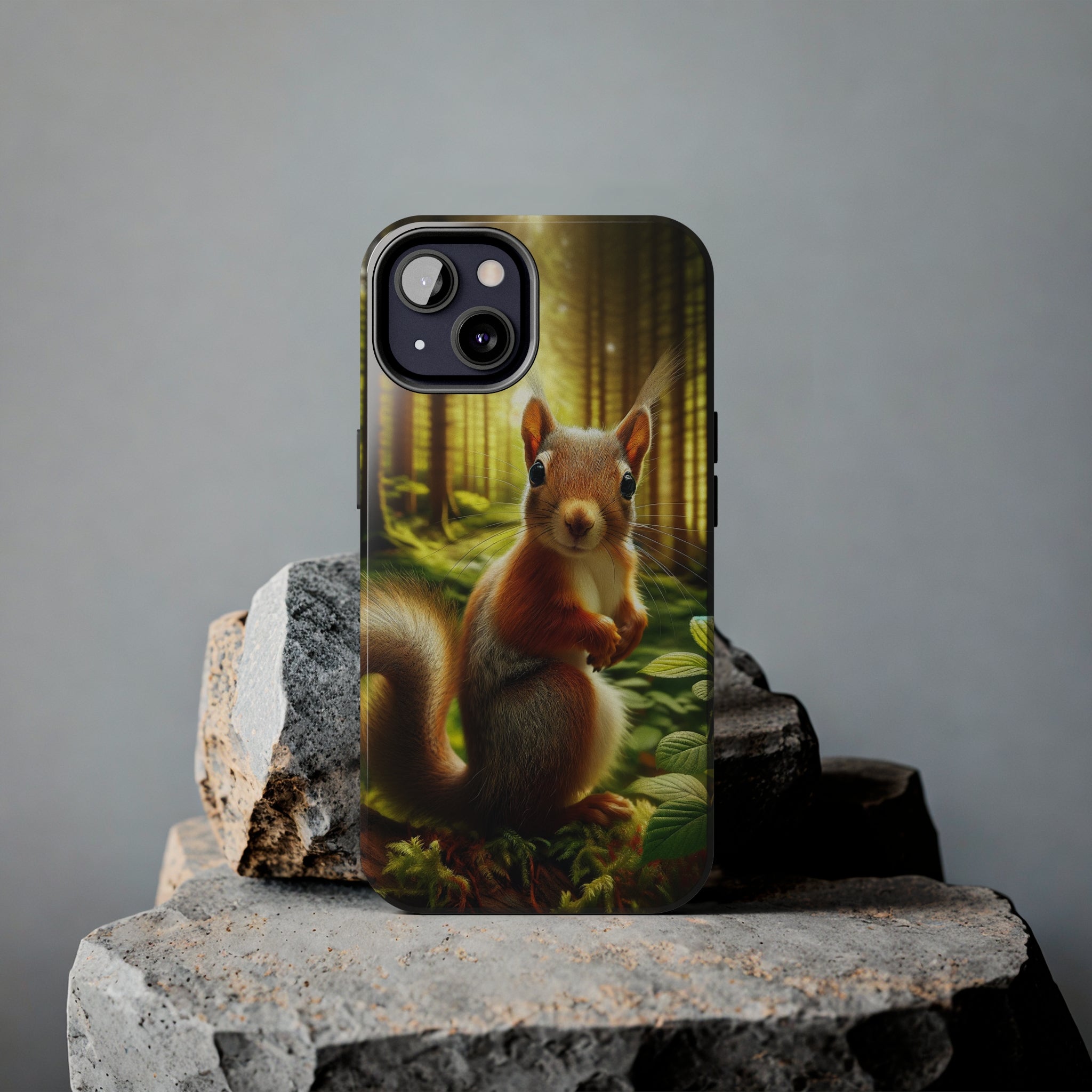 Curious squirrel - Tough Phone Case