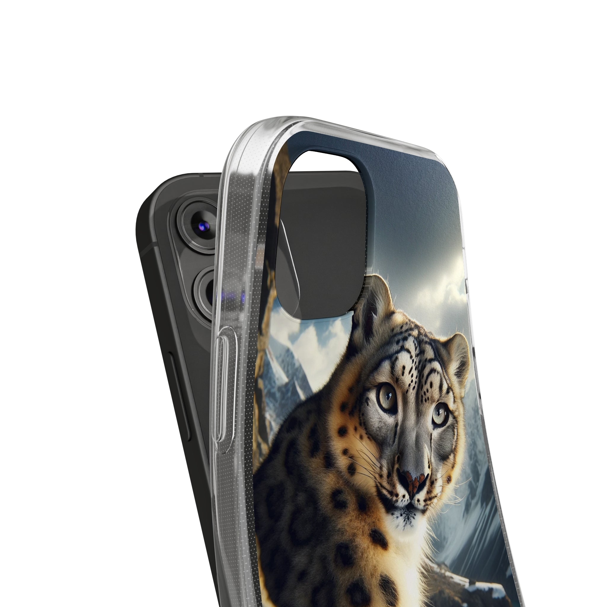 Snow Leopard - Soft Phone Case