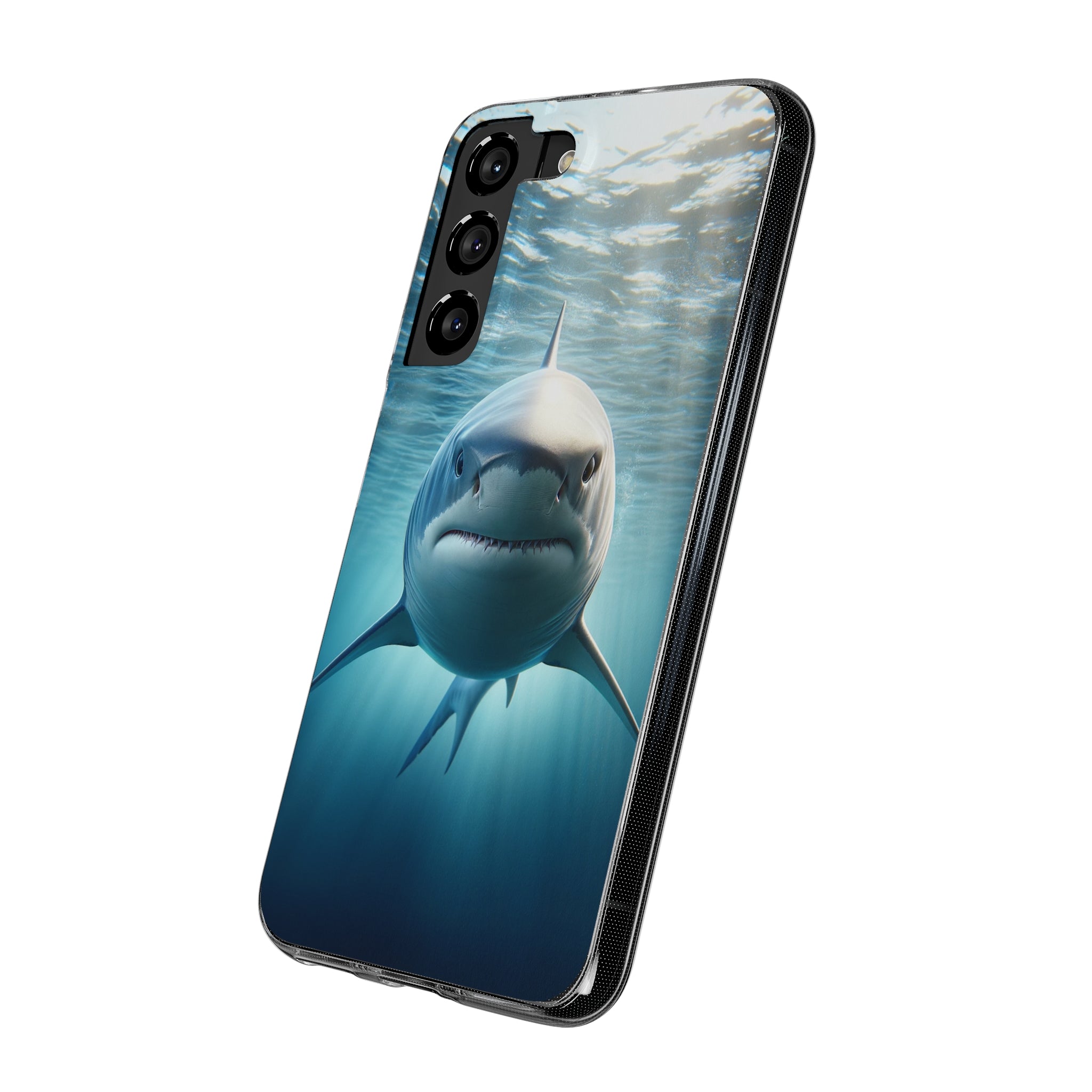 Curious Shark - Soft Phone Case