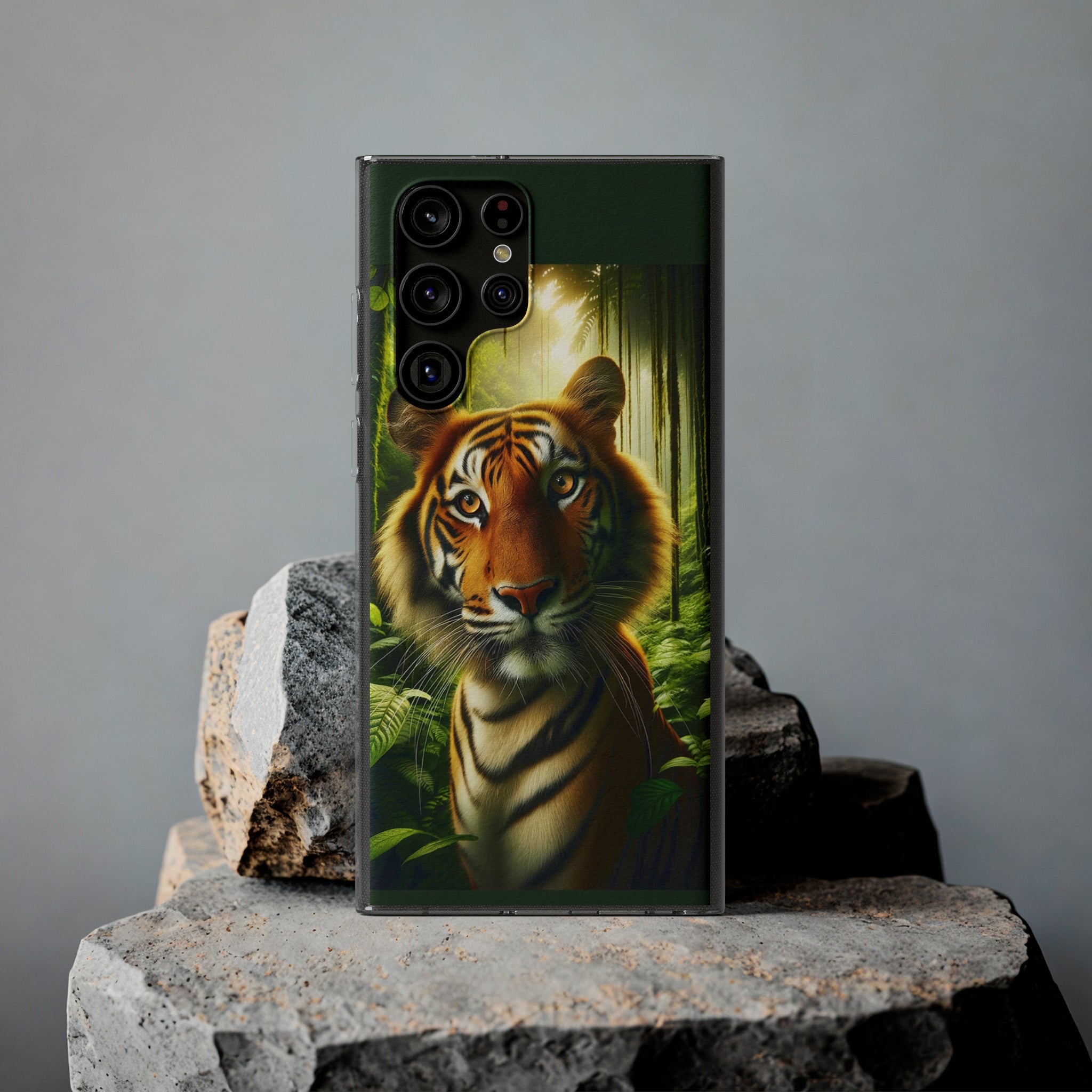 Curious Tiger - Soft Phone Cases