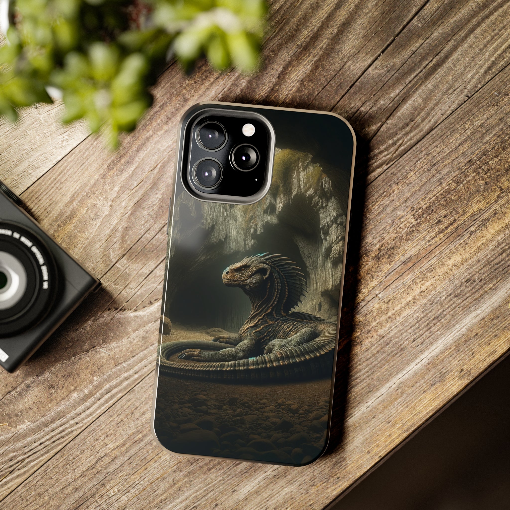 Basilisk in a cave - Tough Phone Case