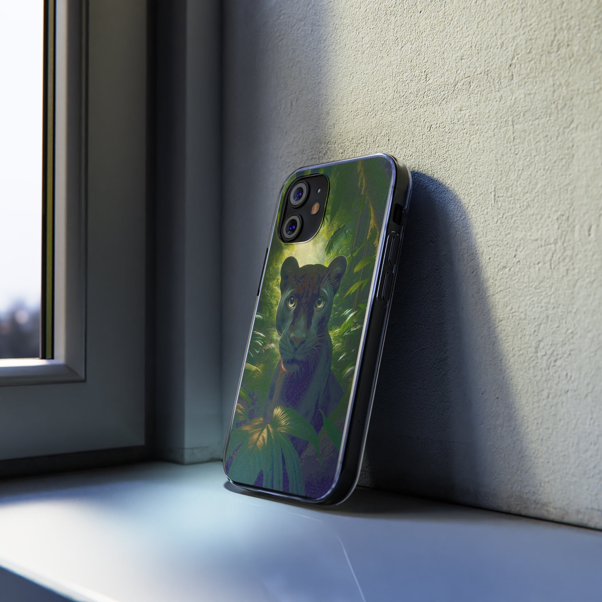 Curious Panther - Soft Phone Case