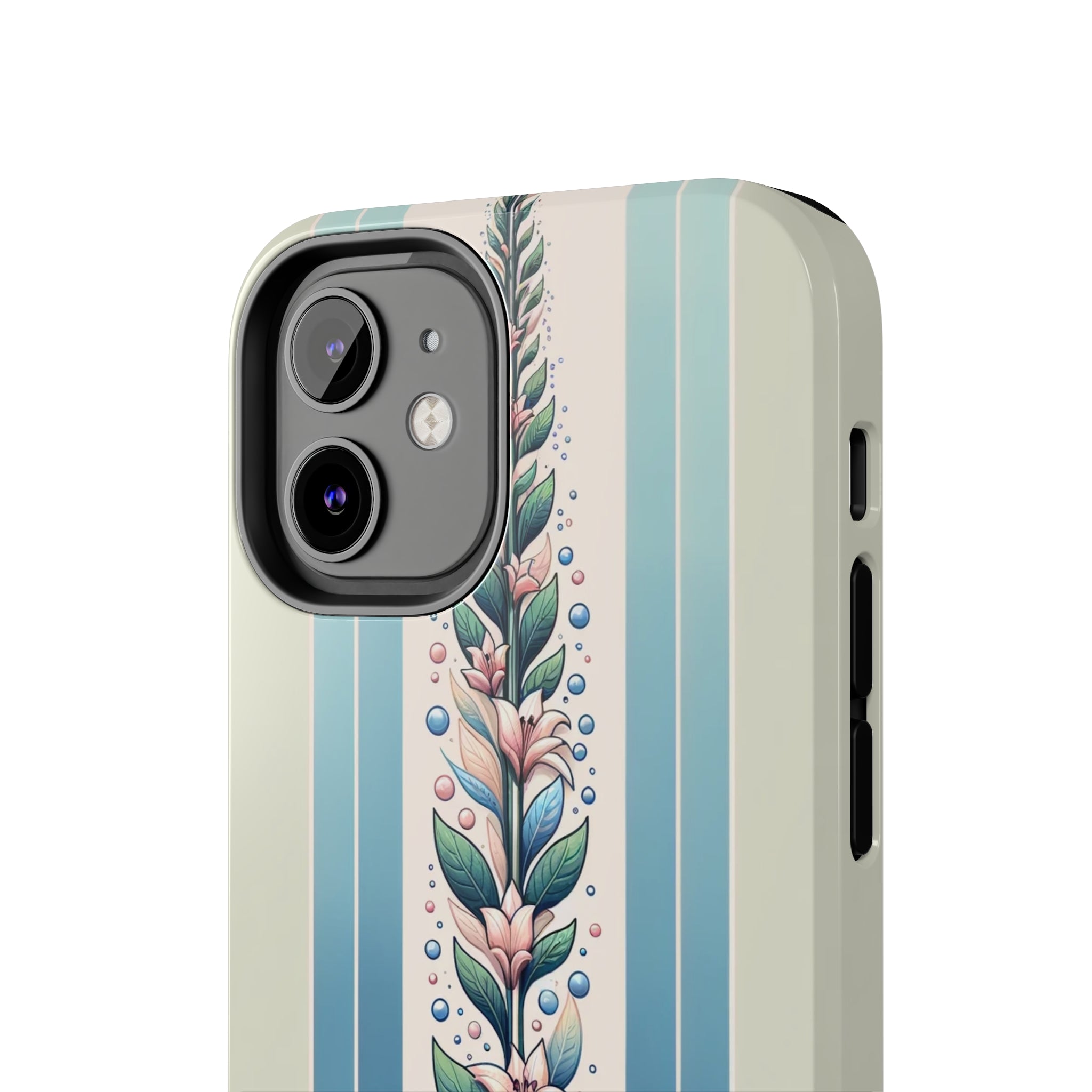 Lilies and leaves - Tough Phone Case