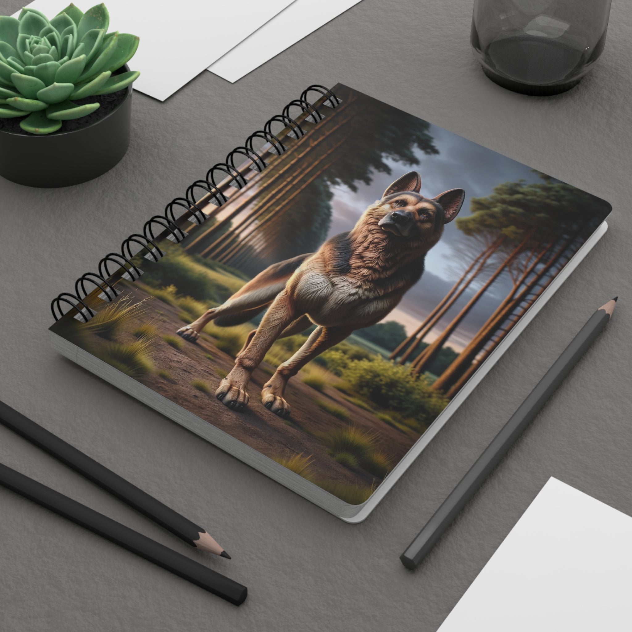 German Shepherd - Spiral Notebook