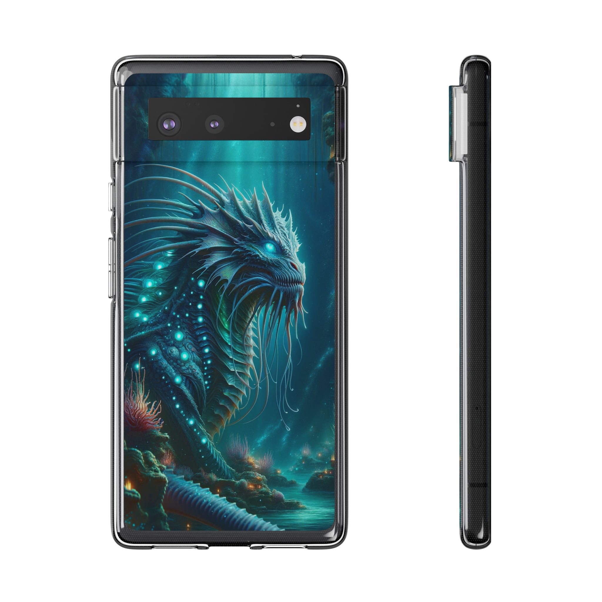 Sea monster - Soft Phone Case