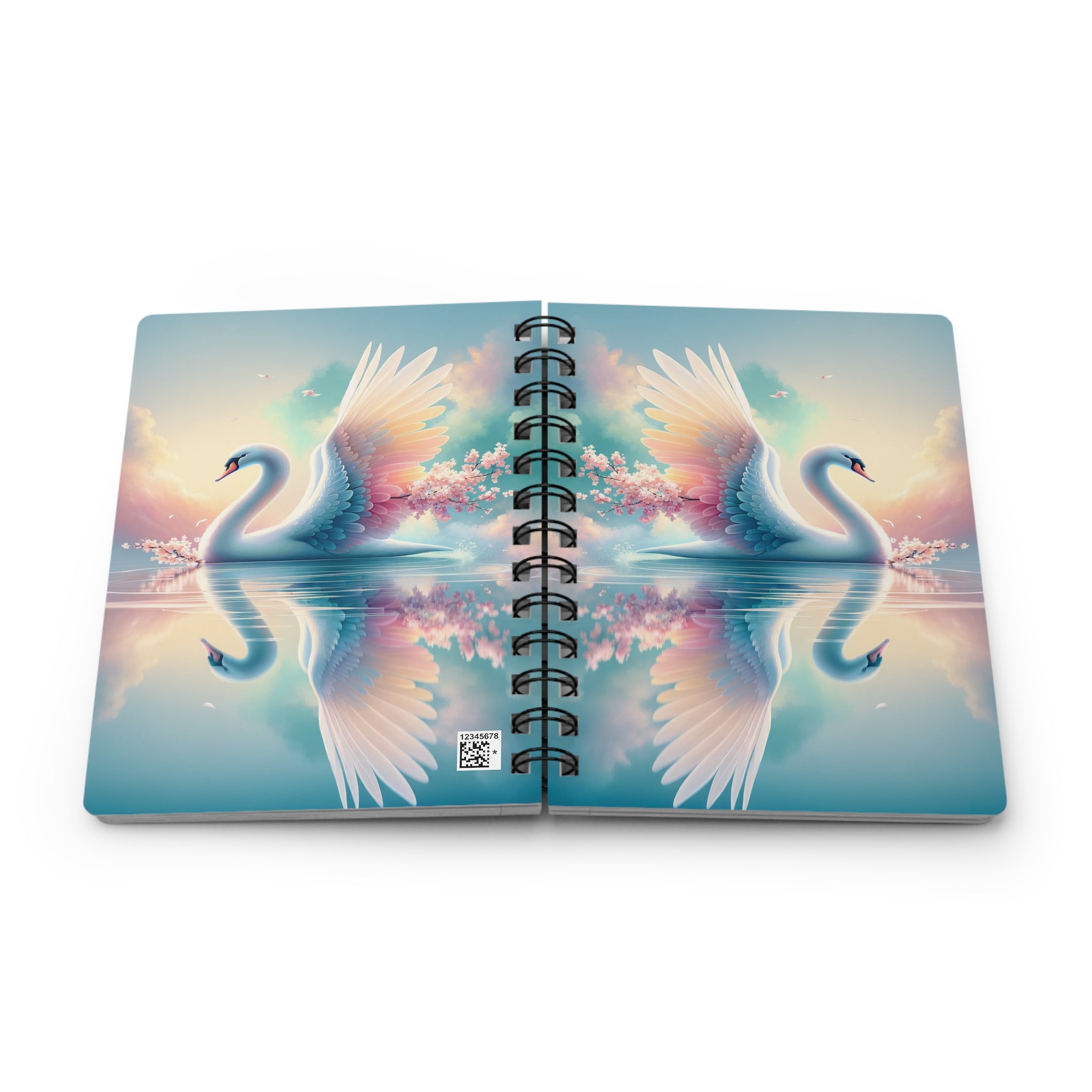 Swan - Spiral Notebook