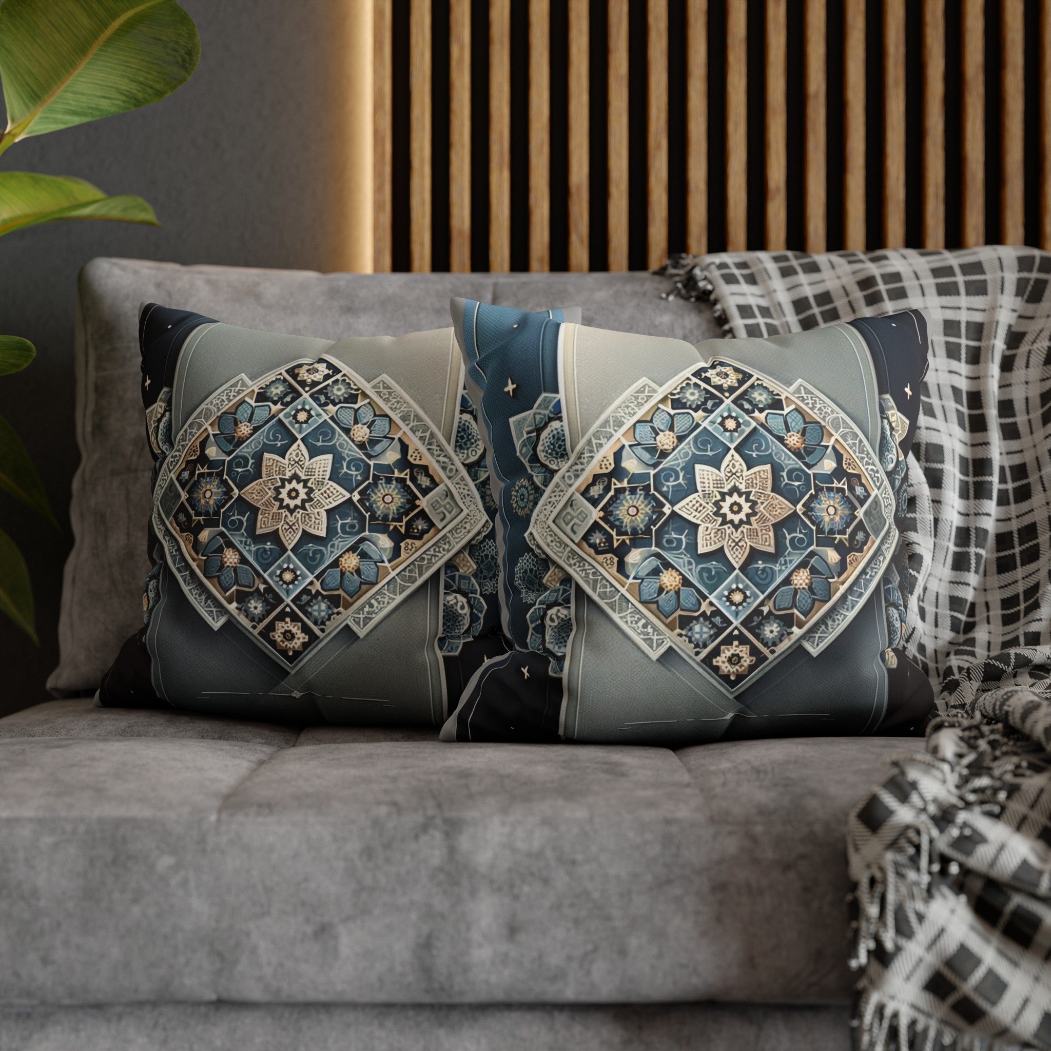 Islamic Art (7) - Suede Square Pillowcase