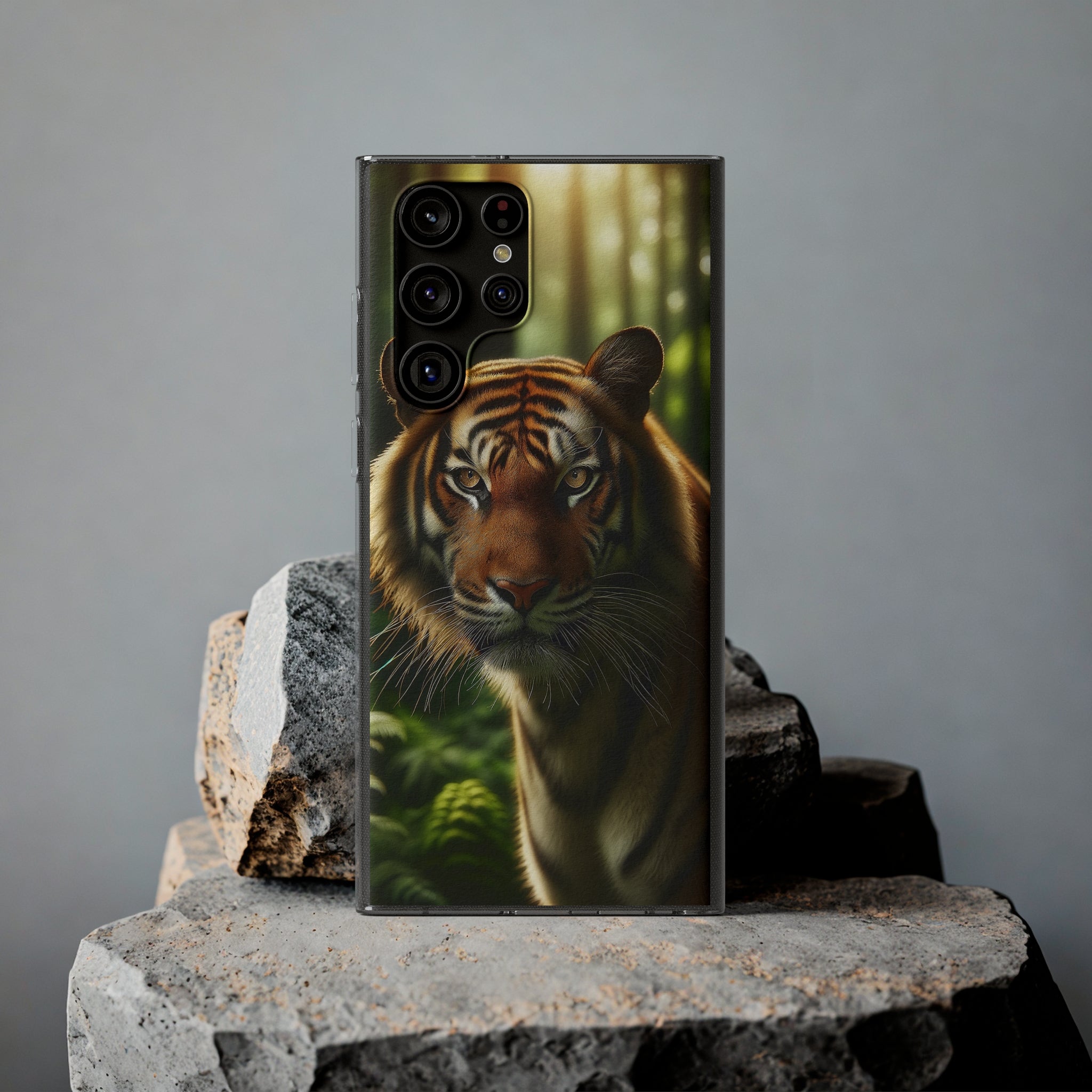 Curious Tiger - Soft Phone Case