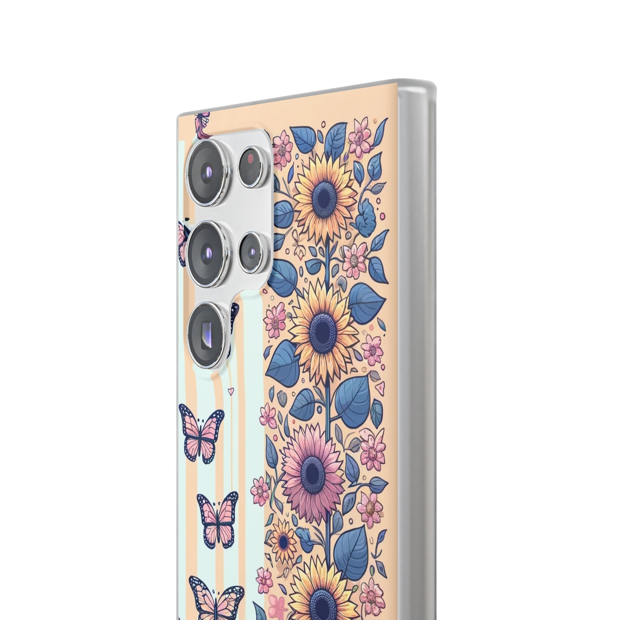 Sunflowers and butterflies - Flexi Case (Samsung only)