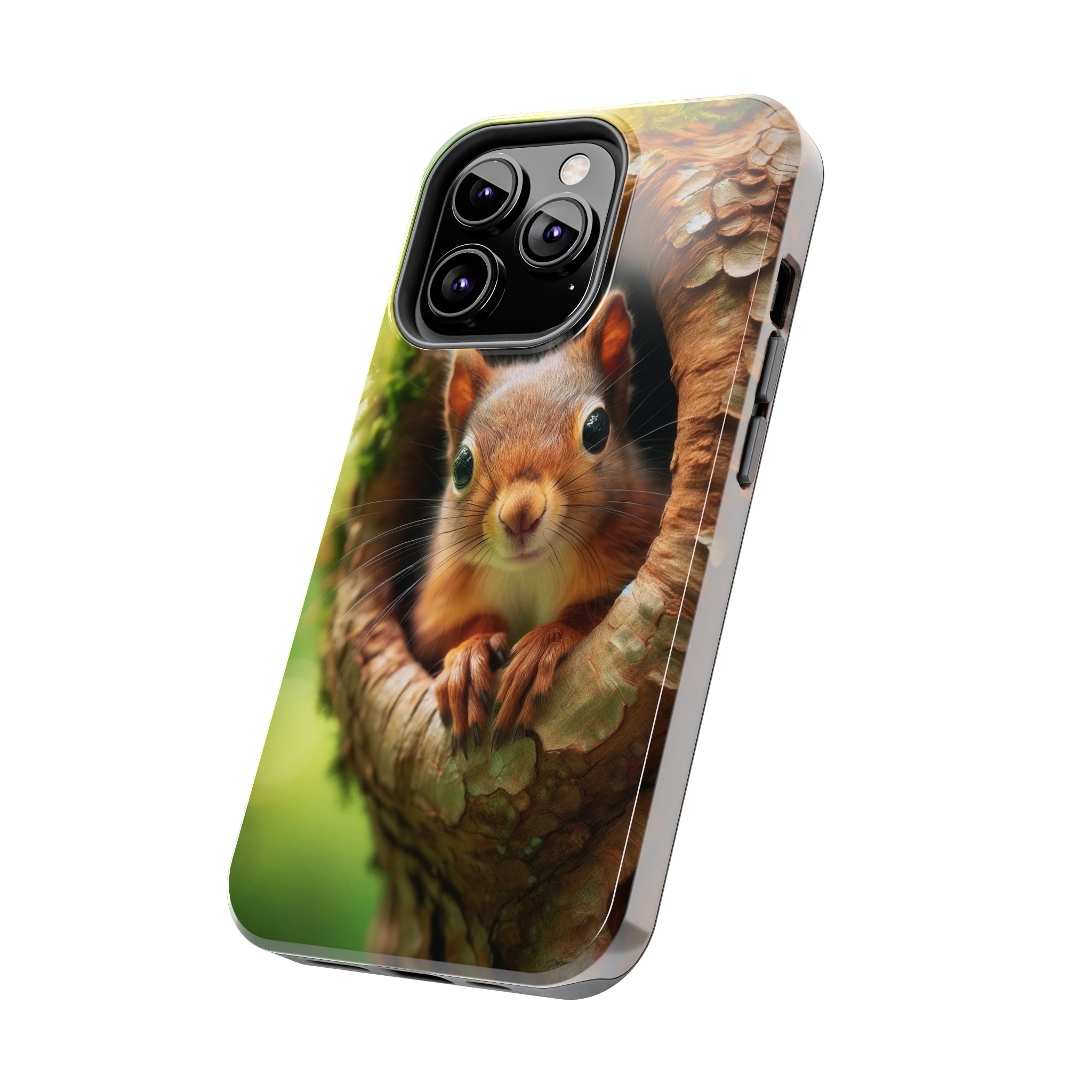 Squirrel in a tree - Tough Phone Case