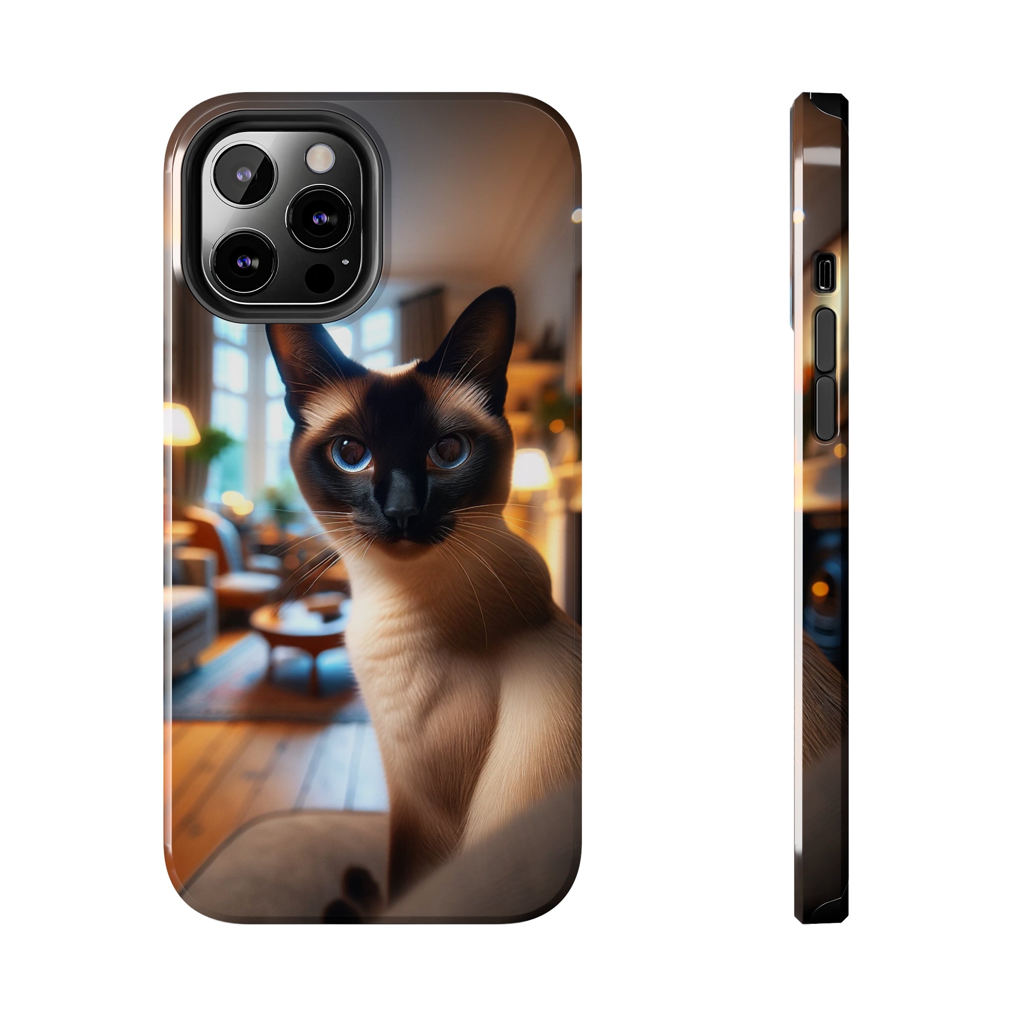 Curious cat - Tough Phone Case