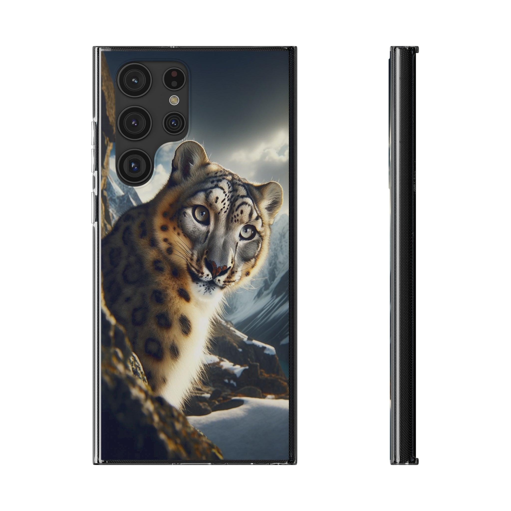 Snow Leopard - Soft Phone Case