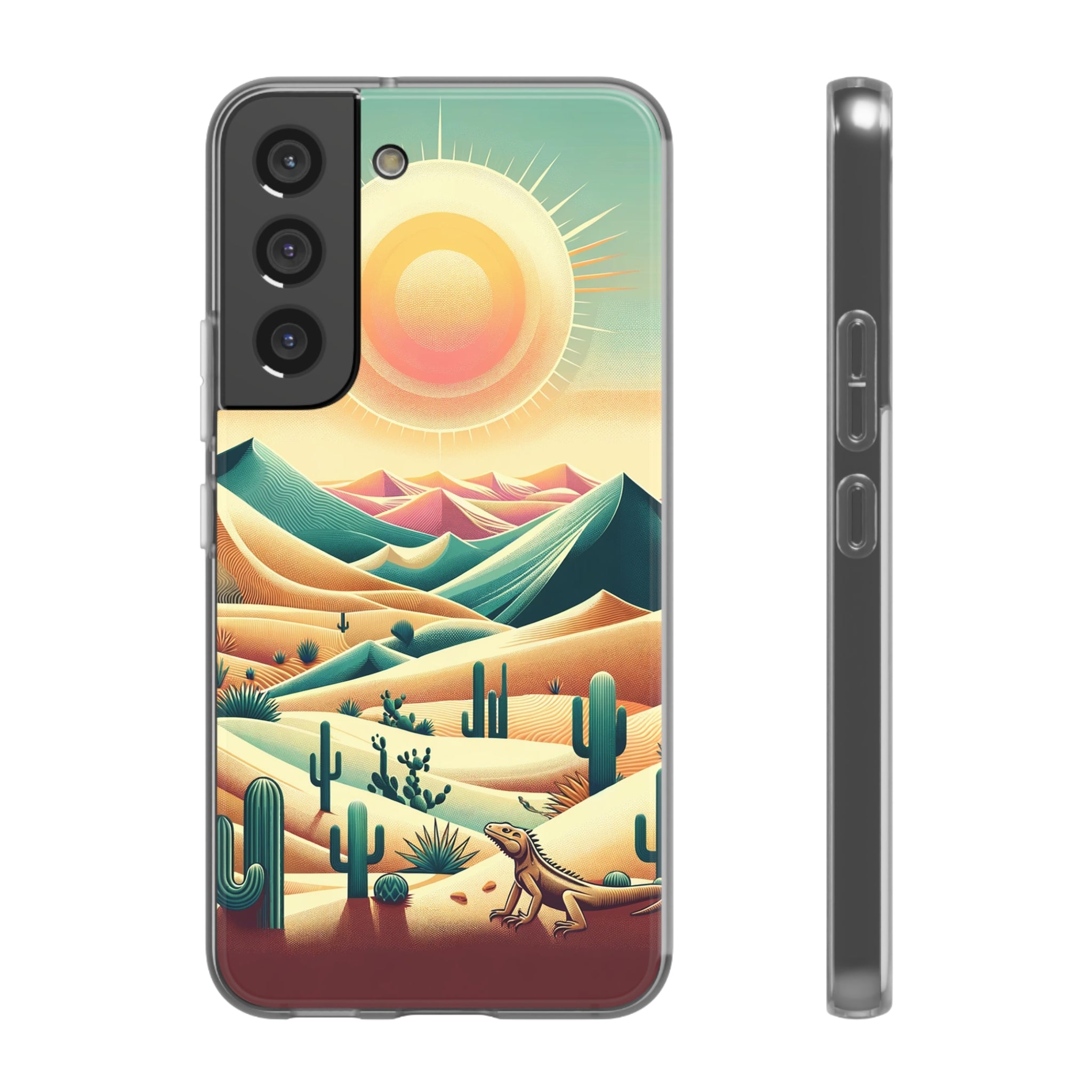 Iguana in the desert - Flexi Case (Samsung only)