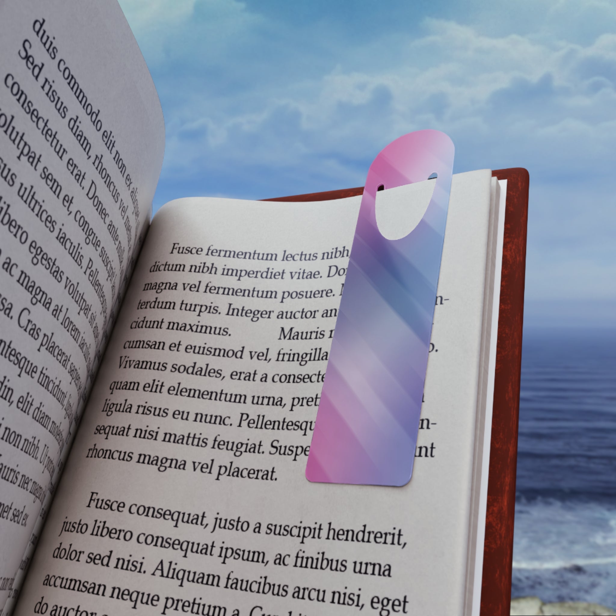 Diagonal, pastel lines 1 - Bookmark