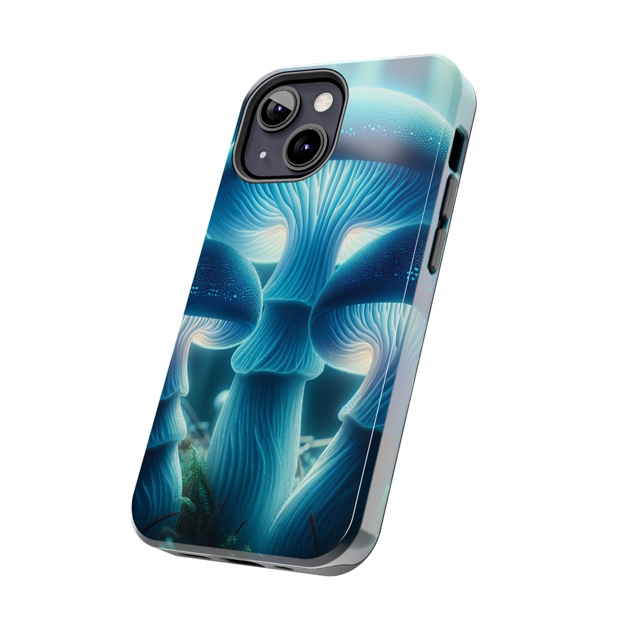 Blue Mushrooms - Tough Phone Case