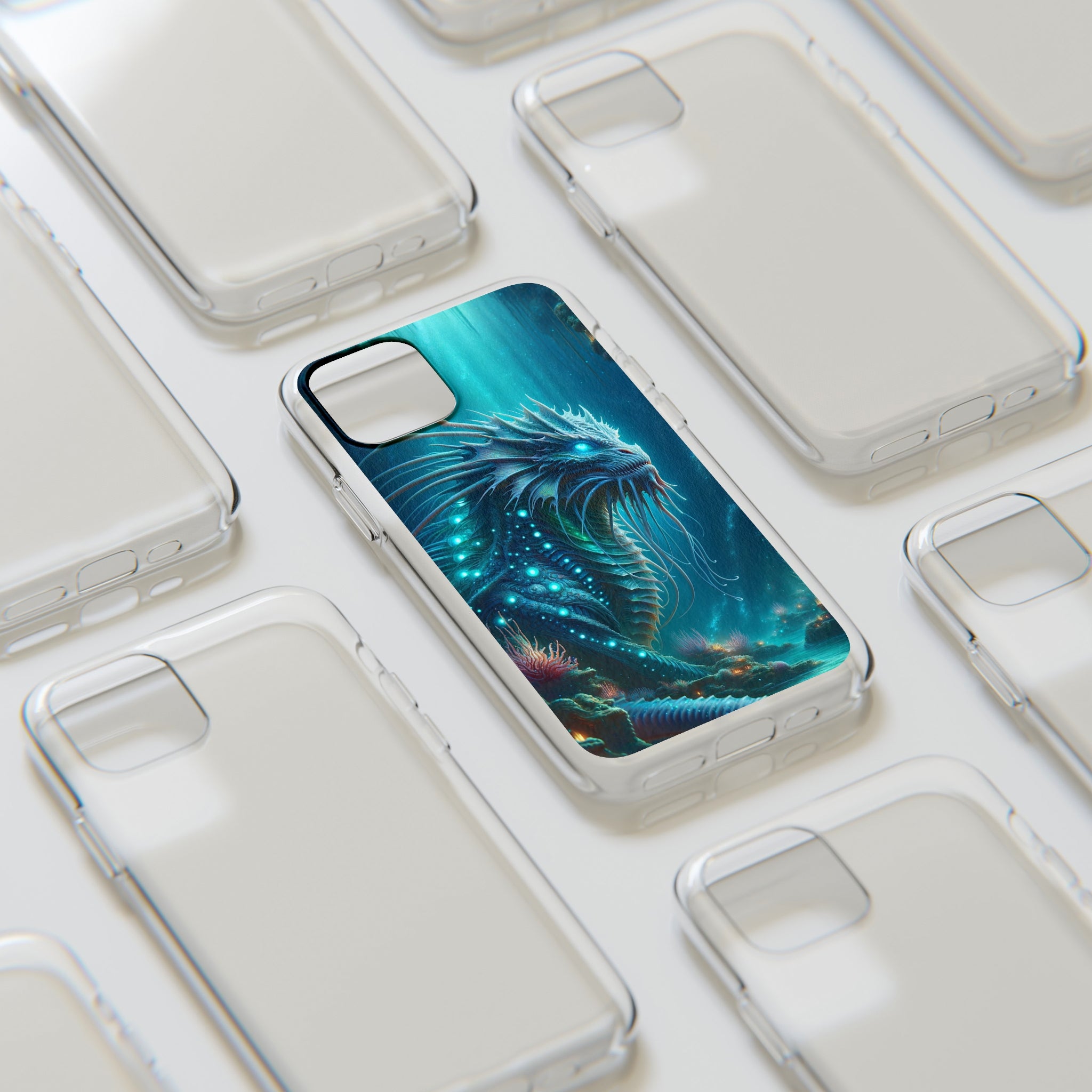 Sea monster - Soft Phone Case